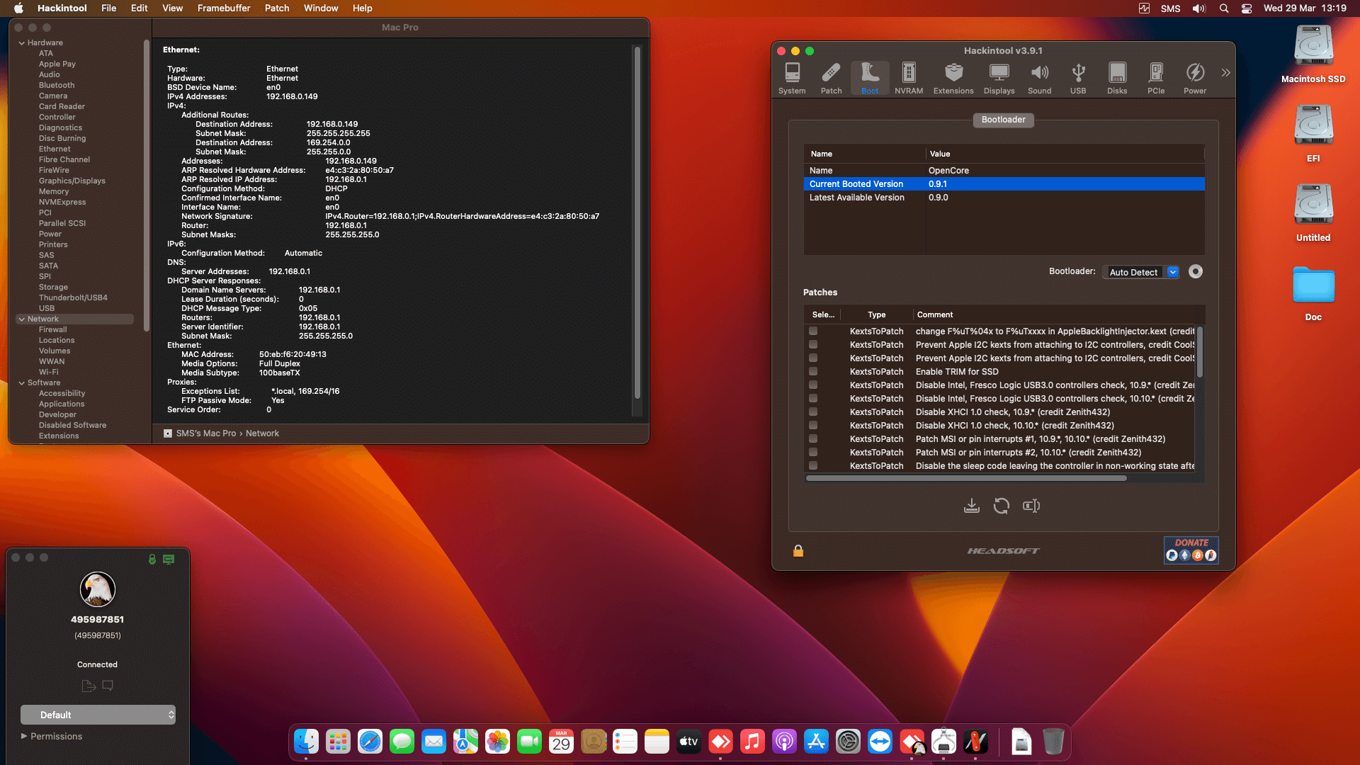 Asus Prime B660 Plus D4 + Intel Core i5 12600K + Biostar RX 6650 XT OpenCore 8