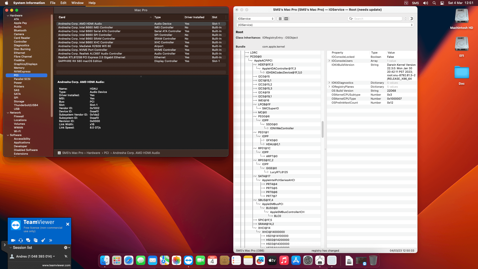 Gigabyte B660M DS3H AX DDR4 + Intel Core i7 12700F + Sapphire RX 580 OpenCore 9