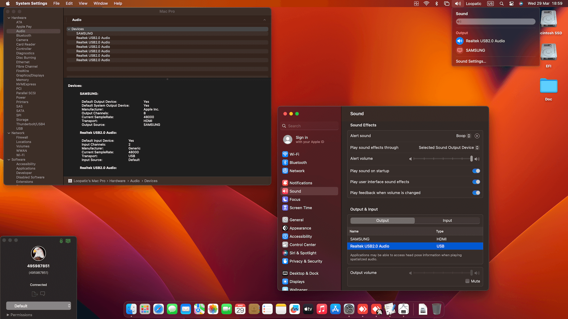 Gigabyte Z590 Vision D + Intel Core i7 10700K + Gigabyte RX 6600 OpenCore 4