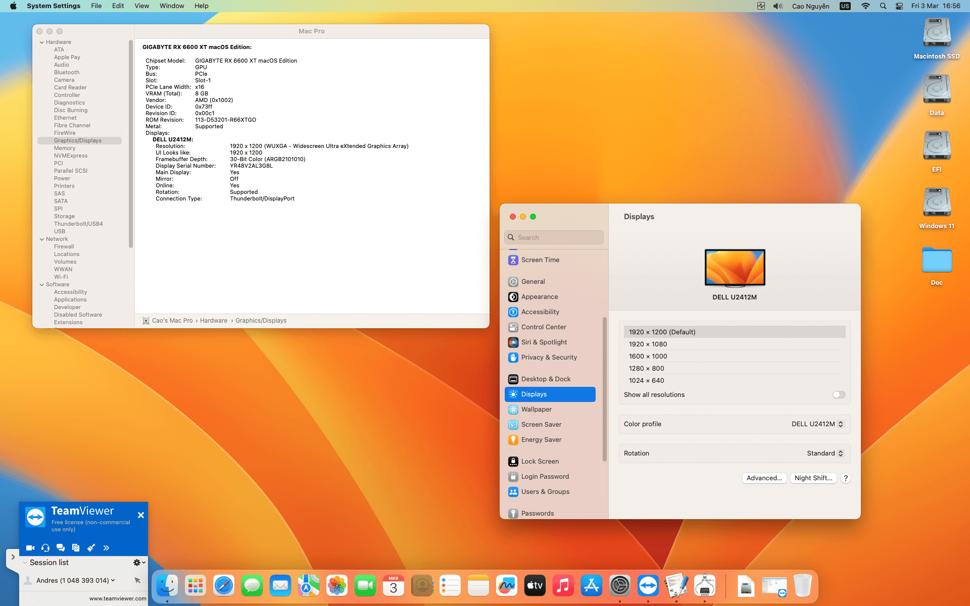 Gigabyte Z690 Gaming X DDR4 + Intel Core i7 12700K + Gigabyte RX 6600 XT OpenCore 5