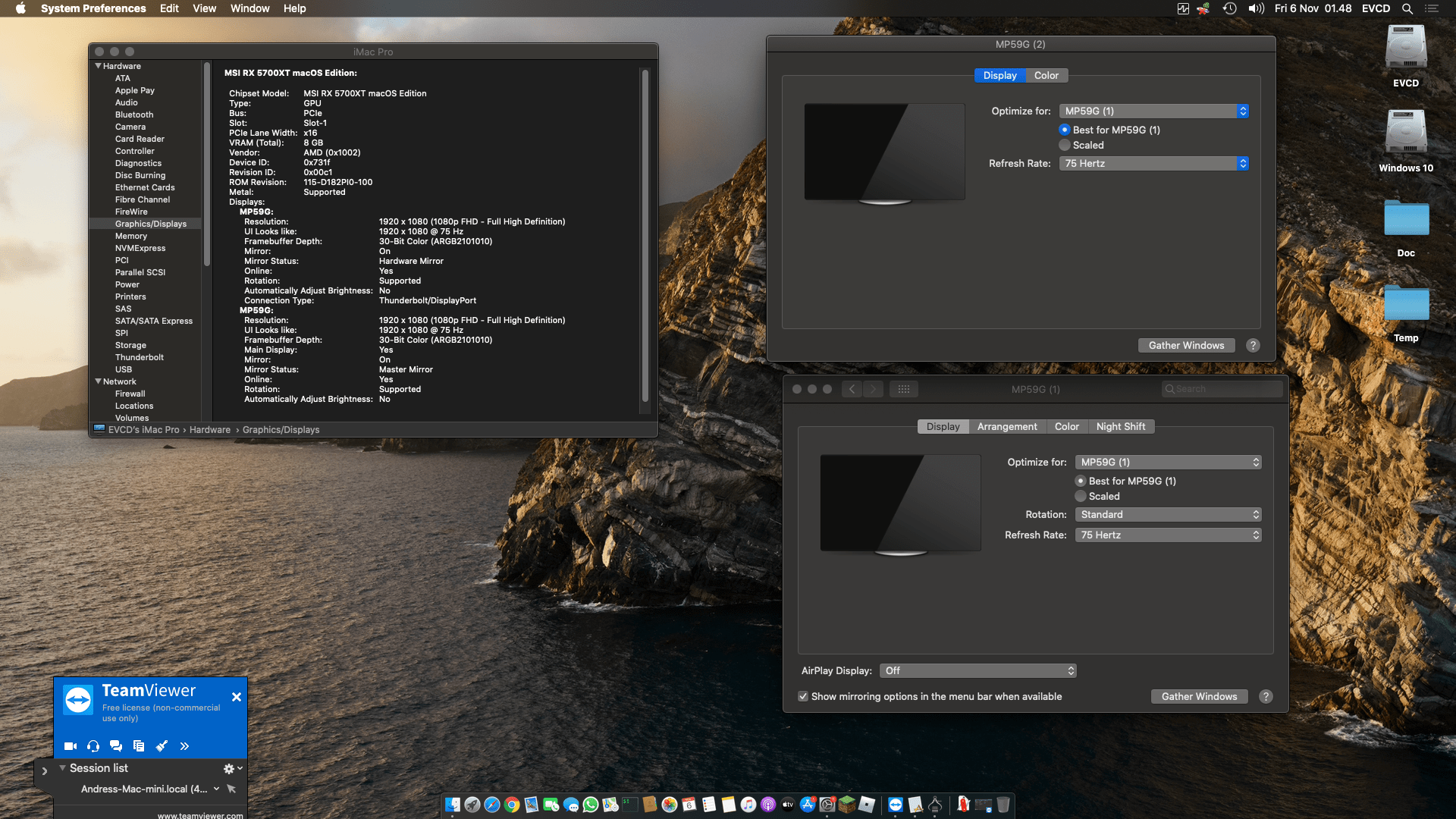 Asrock B450M Steel Legend + AMD Ryzen 2600 + MSI RX 5700XT   OpenCore 4