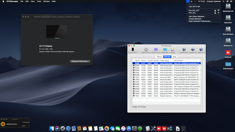 Asus P8H61 MLX + i7 2600 + RX560 2