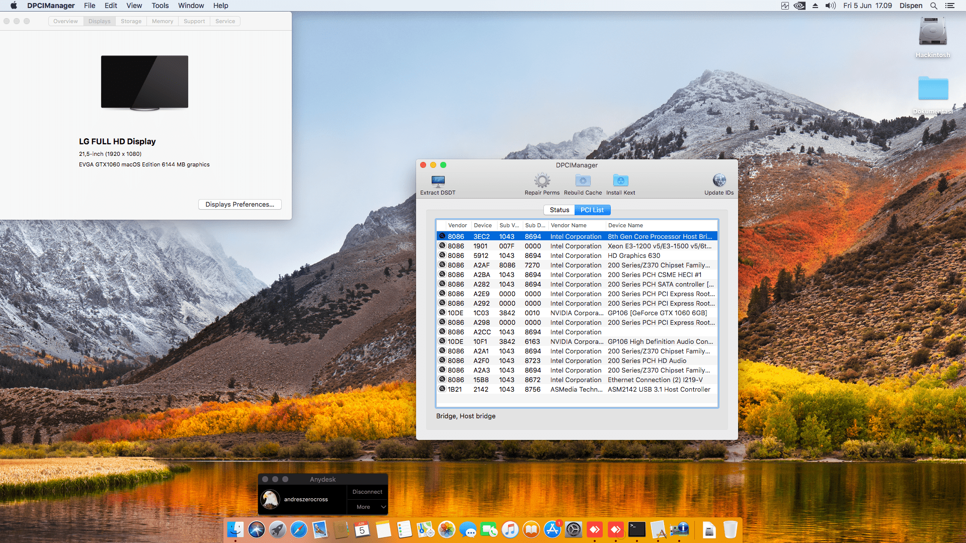 Asus ROG Strix B365 G Gaming + Intel Core i7 8700 + EVGA Nvidia GTX 1060 2