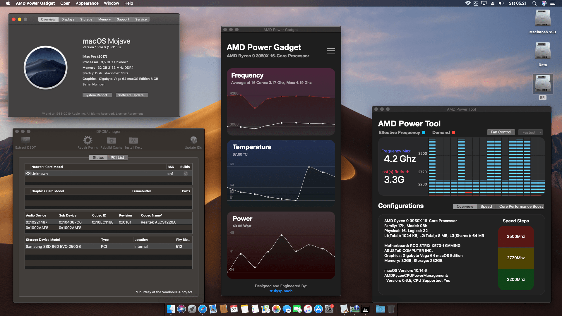 Asus ROG X570i Gaming + AMD Ryzen 9 3950X + Radeon Vega 64   OpenCore 1
