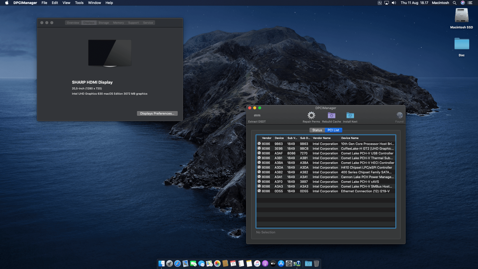 Asrock H410M HVS R2.0 + Intel Core i3 10105   OpenCore 2