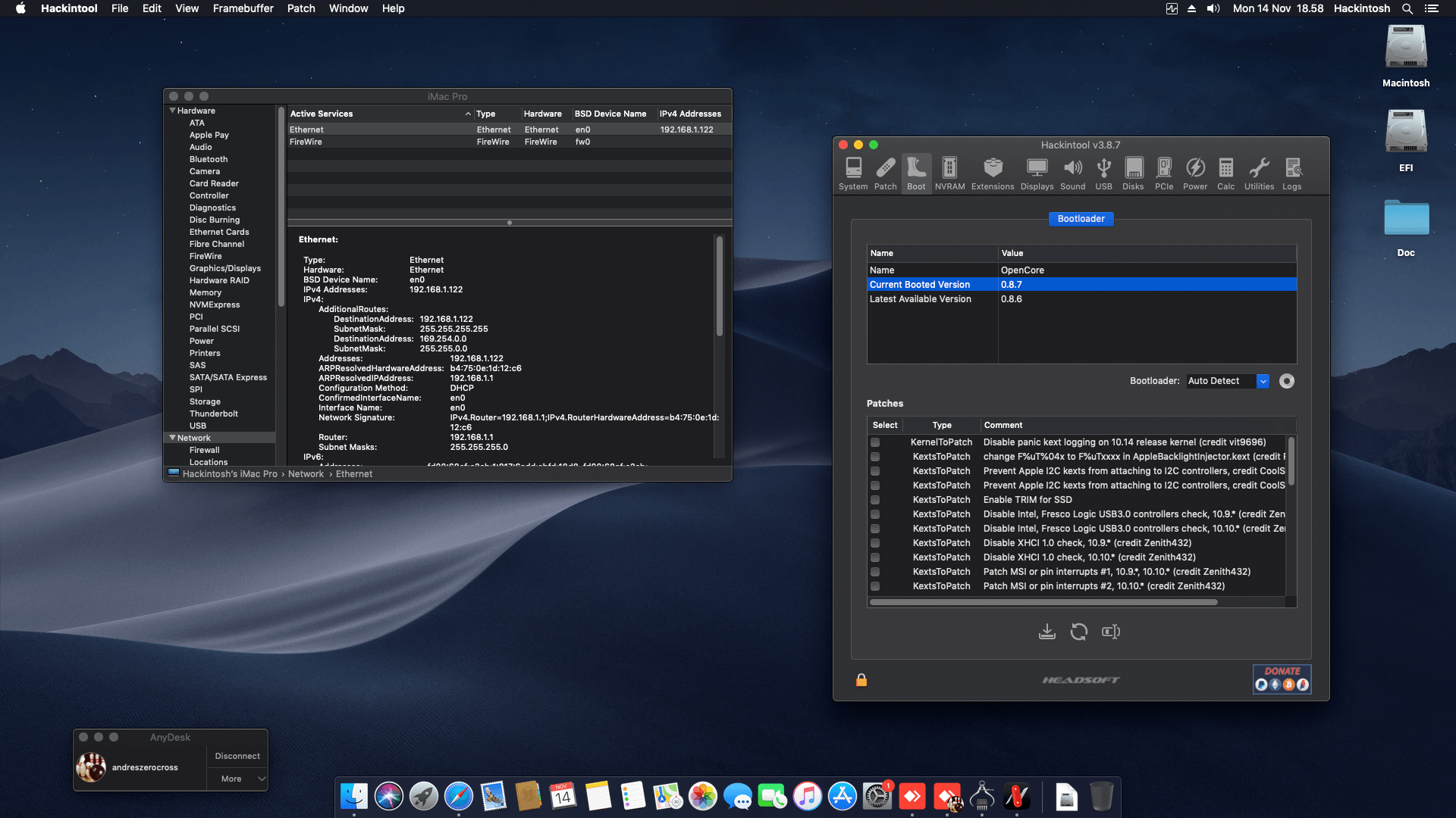 ECS H510H6 M2 + Intel Core i5 10400 + Vurrion GT 730 Kepler   OpenCore 8