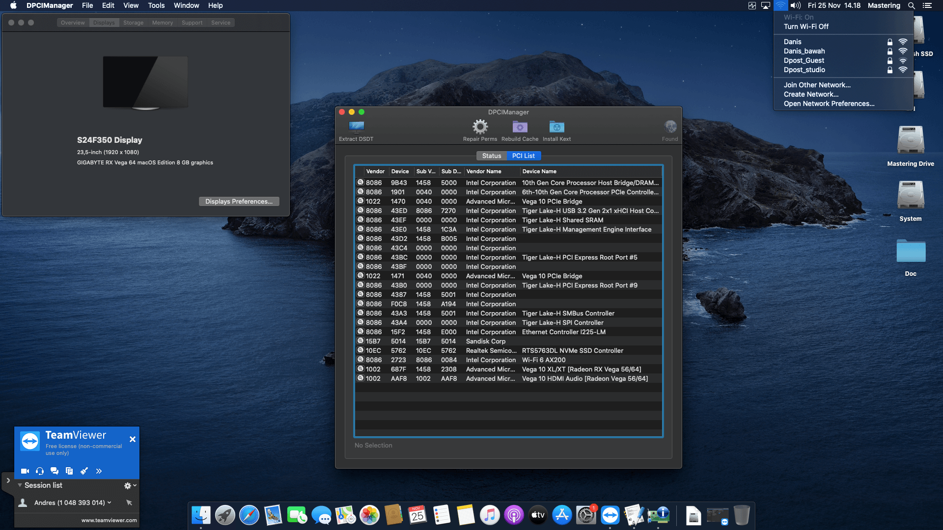 Gigabyte B560 Aorus Pro AX + Intel Core i7 10700KF + Gigabyte RX Vega 64   OpenCore 2