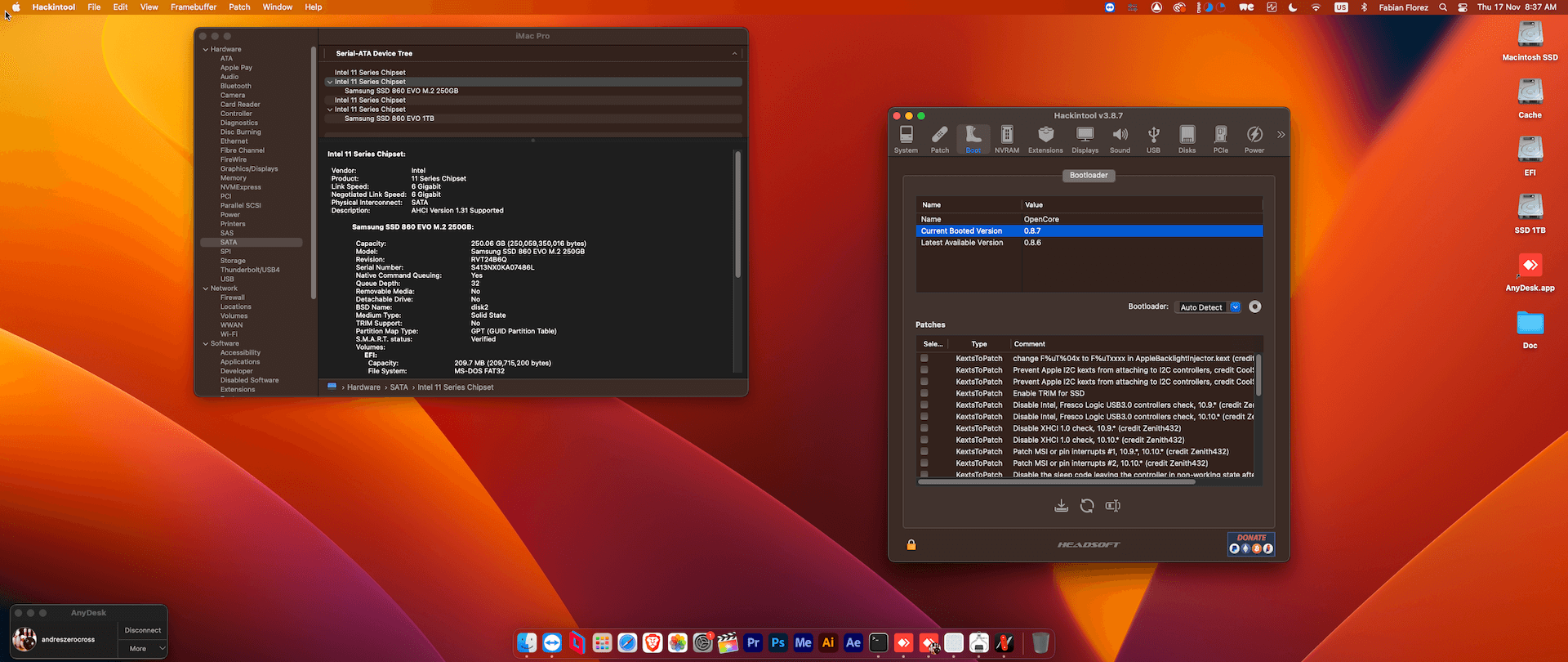 Gigabyte Z390 Designare + Intel Core i9 9900K + Sapphire Vega 64 2nd OpenCore 8