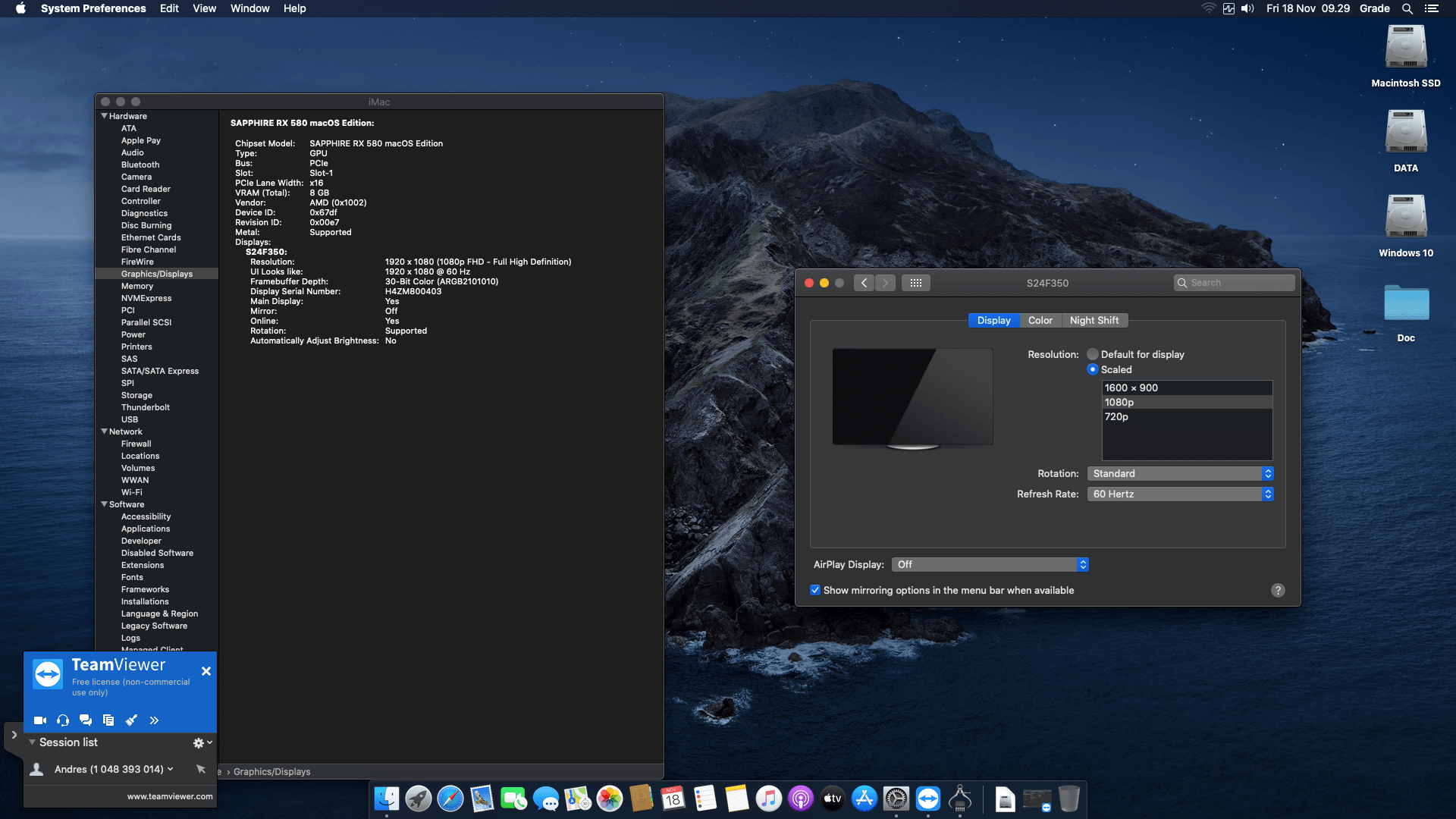 Gigabyte Z490 Vision D + Intel Core i7 10700K + Sapphire RX 580   OpenCore 7