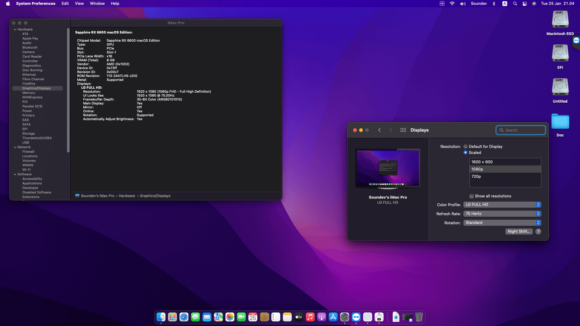 Gigabyte Z690 Aorus Pro + Intel Core i9 12900K + Sapphire RX 6600 OpenCore 4