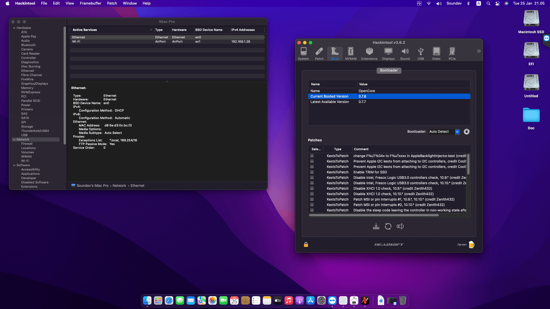 Gigabyte Z690 Aorus Pro + Intel Core i9 12900K + Sapphire RX 6600 OpenCore 8