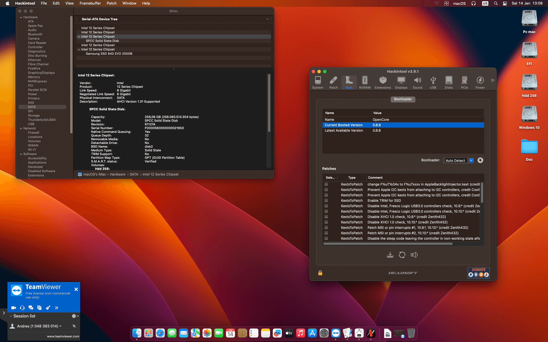 Gigabyte Z590I Aorus Ultra + Intel Core i7 10700K + Sapphire RX 580 2nd OpenCore 8