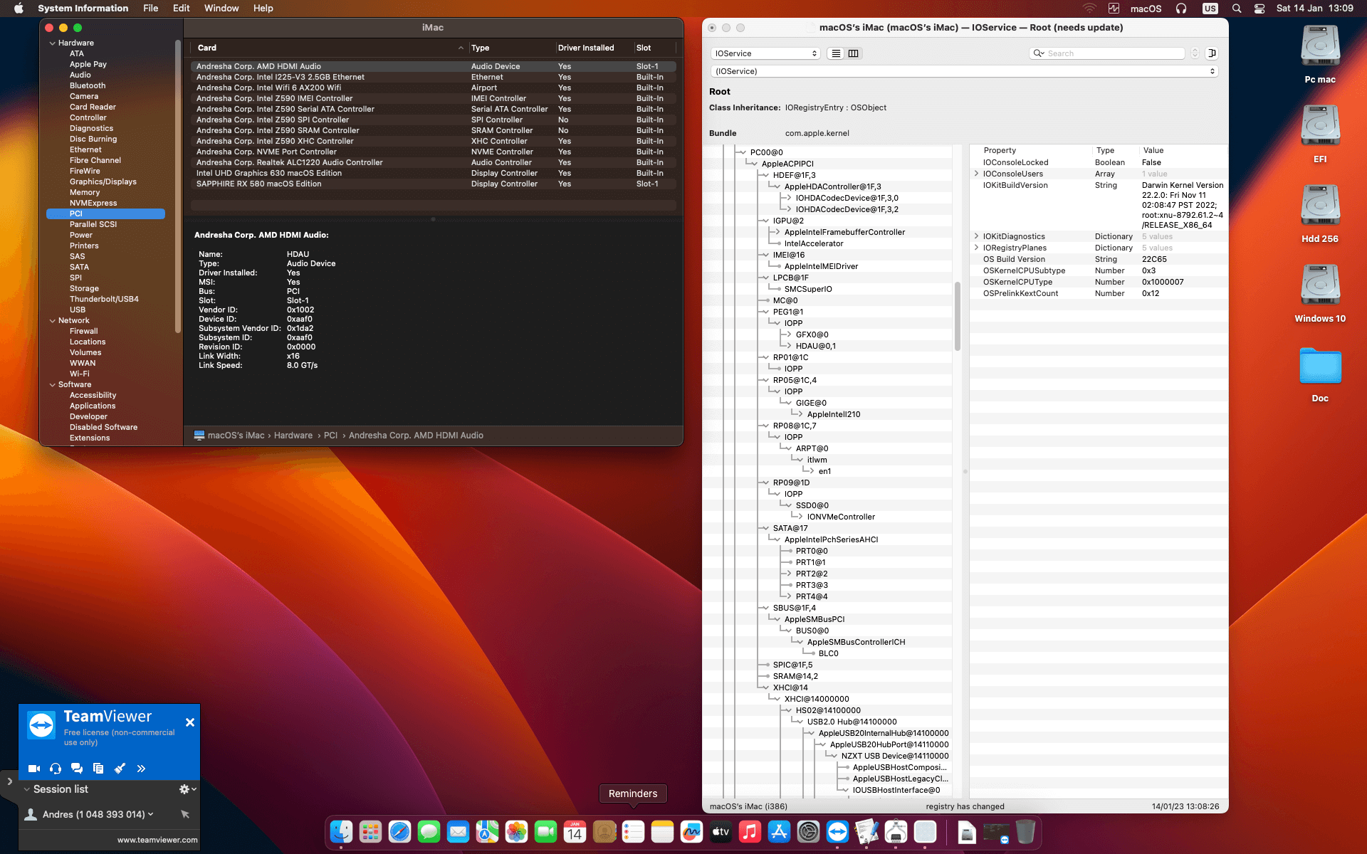 Gigabyte Z590I Aorus Ultra + Intel Core i7 10700K + Sapphire RX 580 2nd OpenCore 9