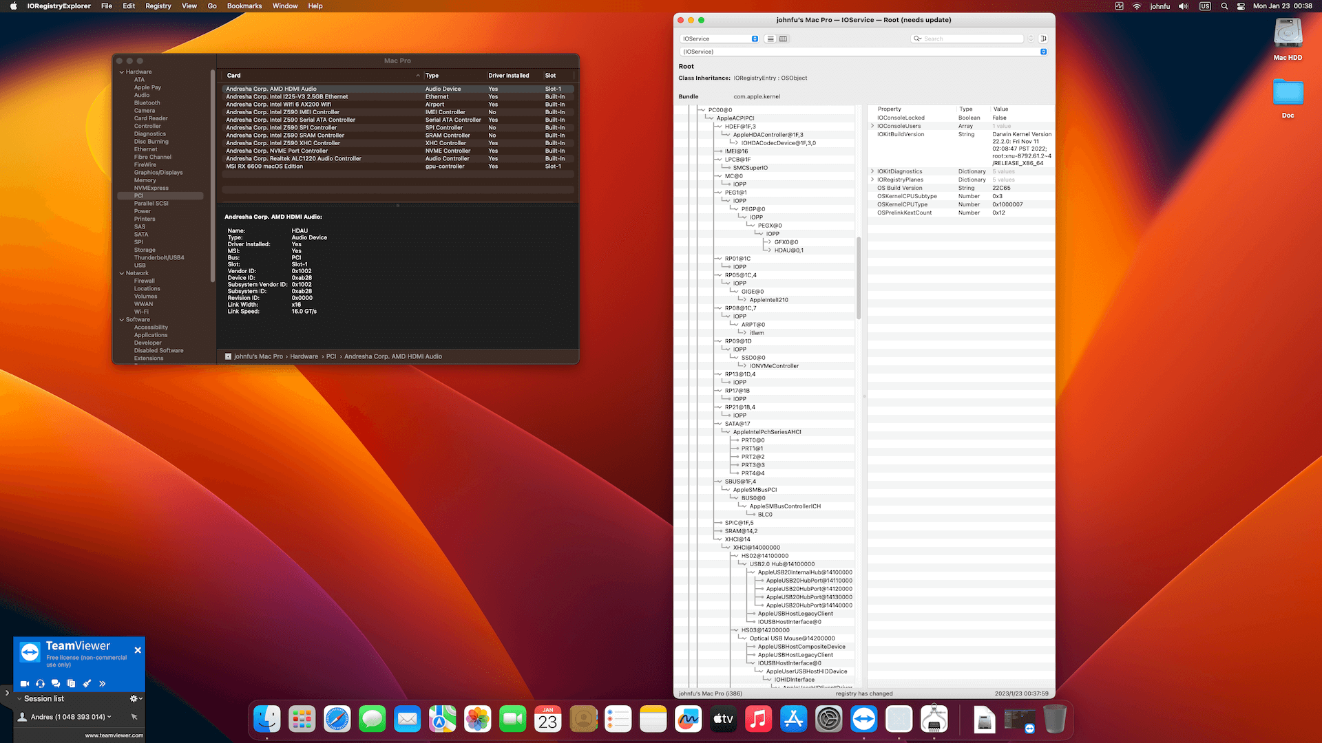 Gigabyte Z590I Aorus Ultra + Intel Core i9 11900 + MSI RX 6600 OpenCore 9