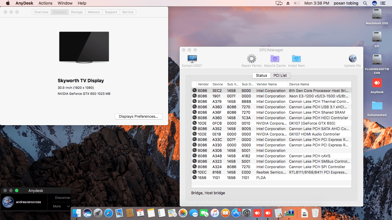 Gigabyte B360M DS3H + Intel Core i7 8700 + Nvidia GTX 650 2