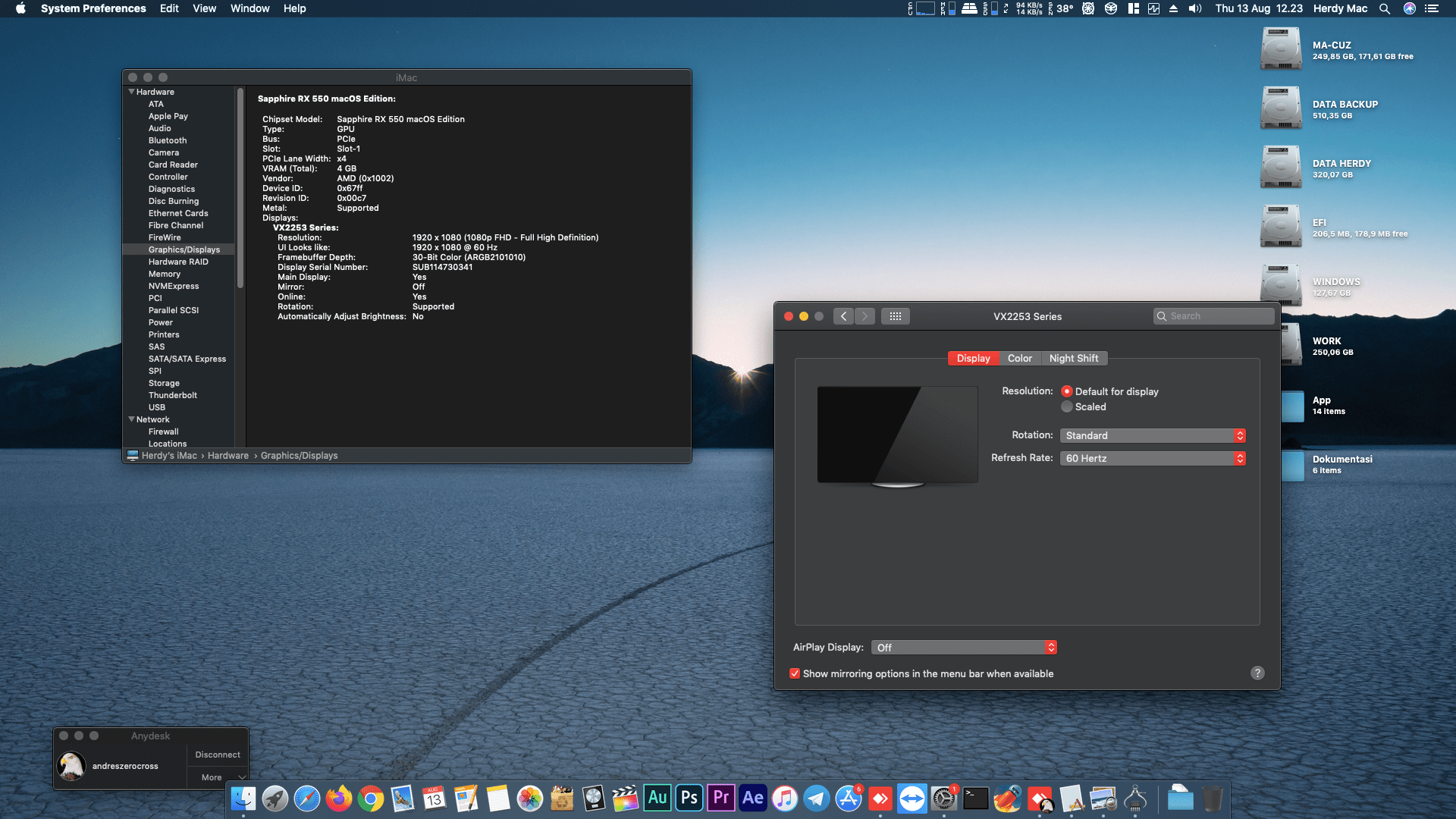 Gigabyte GA H67M D2 B3 + Intel Core i5 3330 + Sapphire RX 550 5