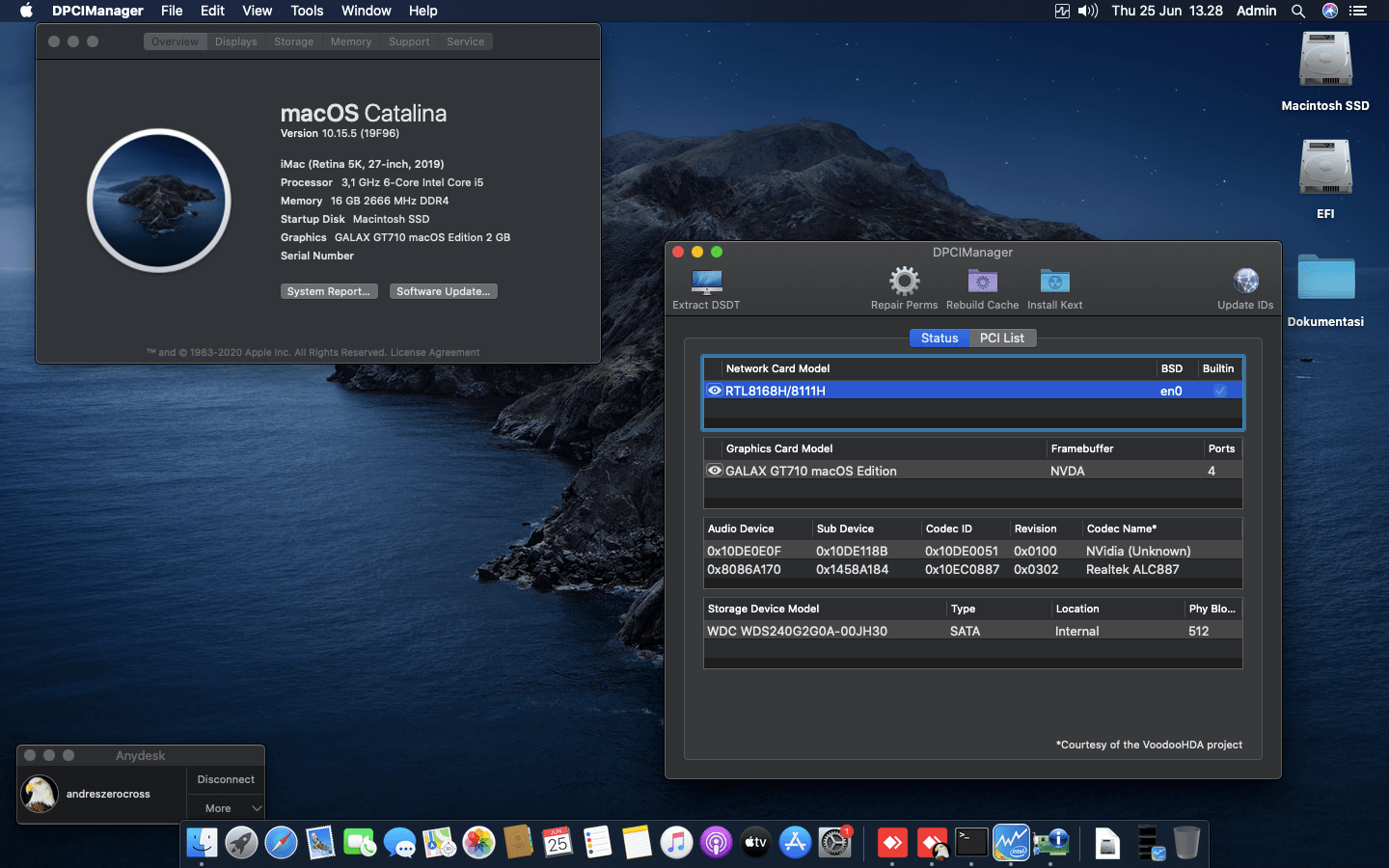 Gigabyte H410M S2 + Intel Core i5 10500 + Galax GT710 1