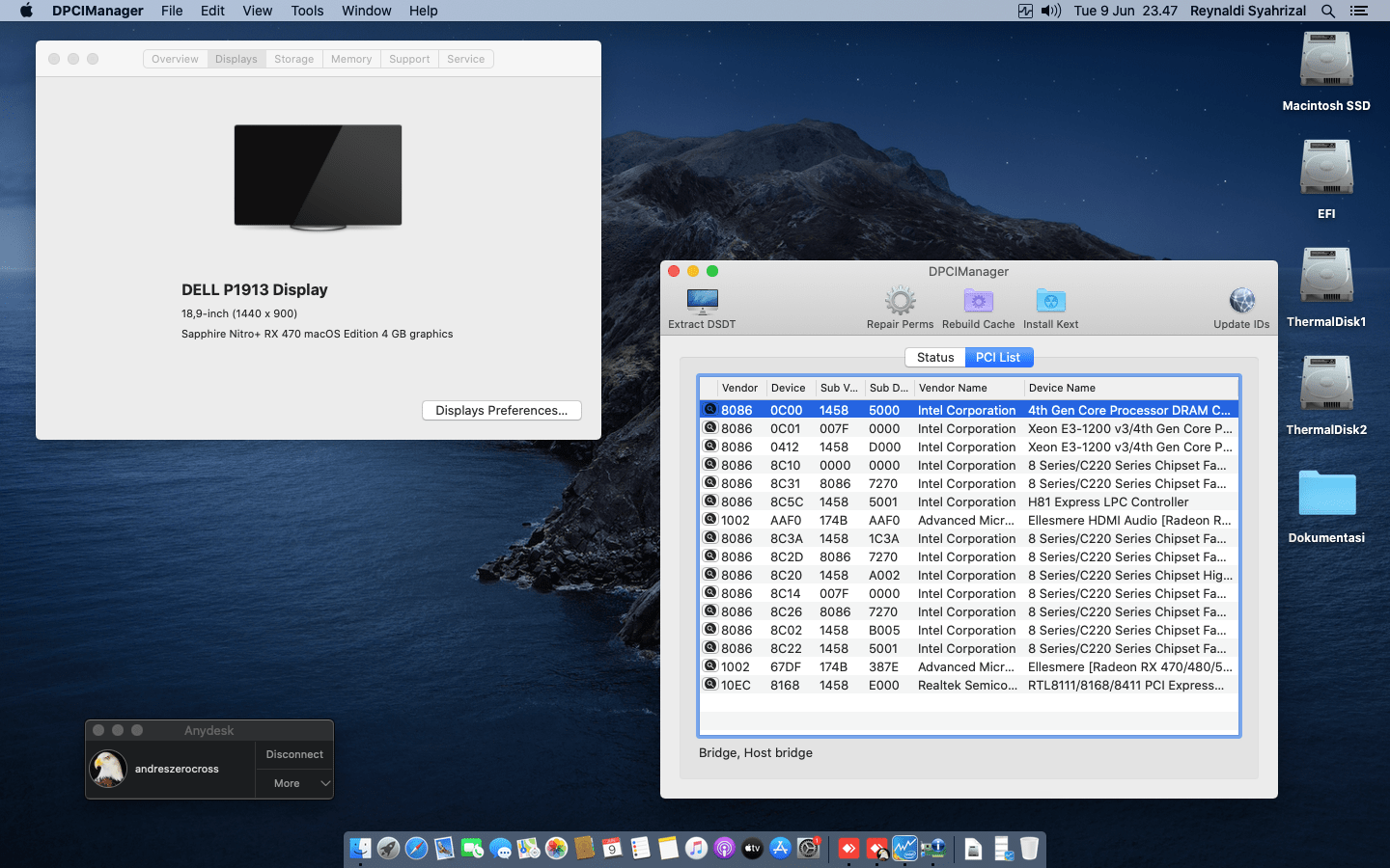 Gigabyte H81M DS2 + Intel Core i5 4570 + Sapphire Nitro+ RX 470 2