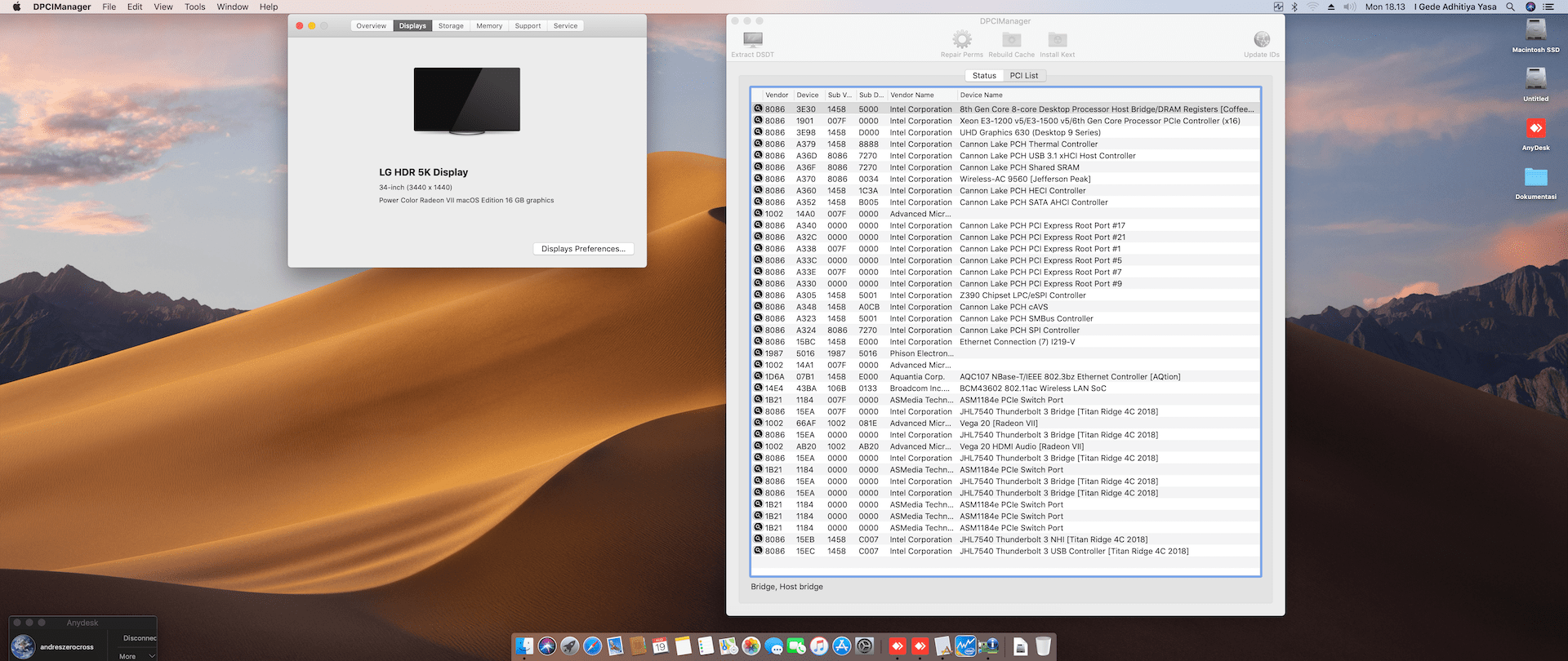 Gigabyte Z390 Aorus Xtreme + Intel Core I9 9900 + Power Color AMD Radeon VII 2