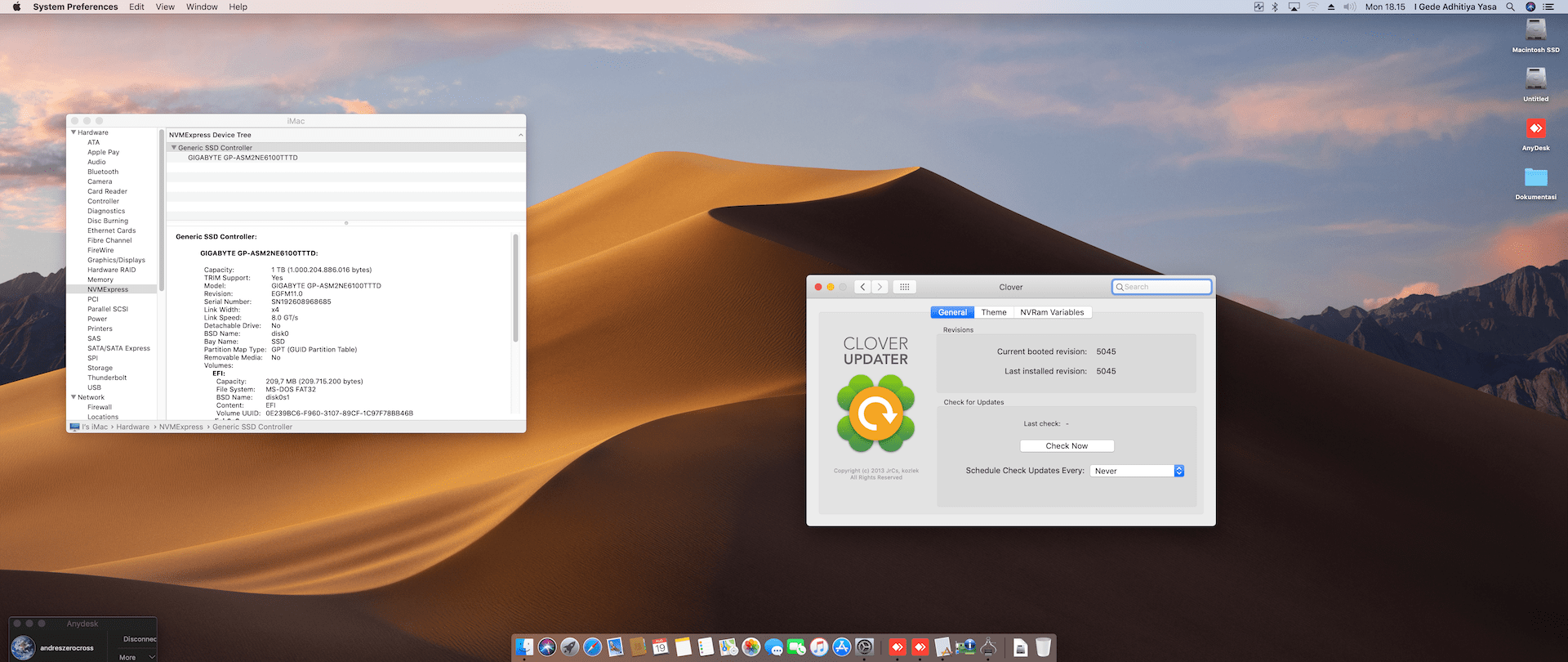 Gigabyte Z390 Aorus Xtreme + Intel Core I9 9900 + Power Color AMD Radeon VII 8