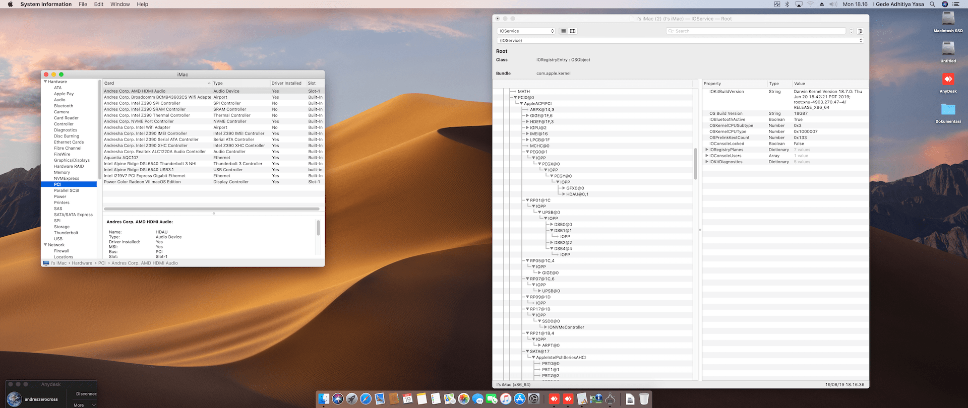 Gigabyte Z390 Aorus Xtreme + Intel Core I9 9900 + Power Color AMD Radeon VII 9