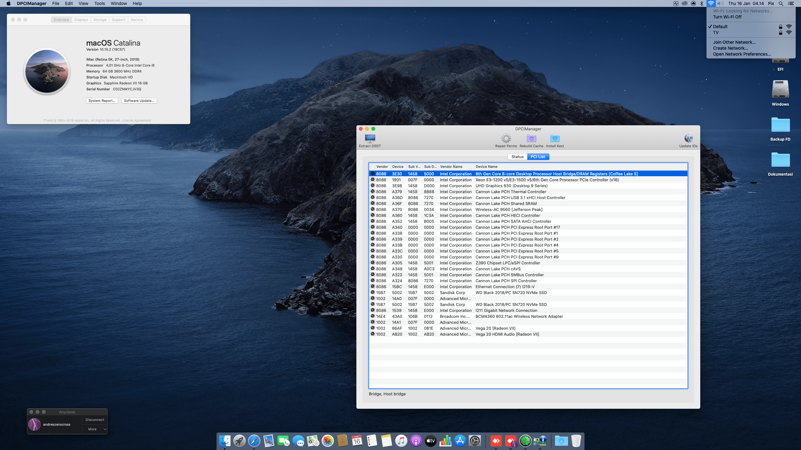 Gigabyte Z390 Designare + Intel Core i9 990KS + Sapphire Radeon VII 2