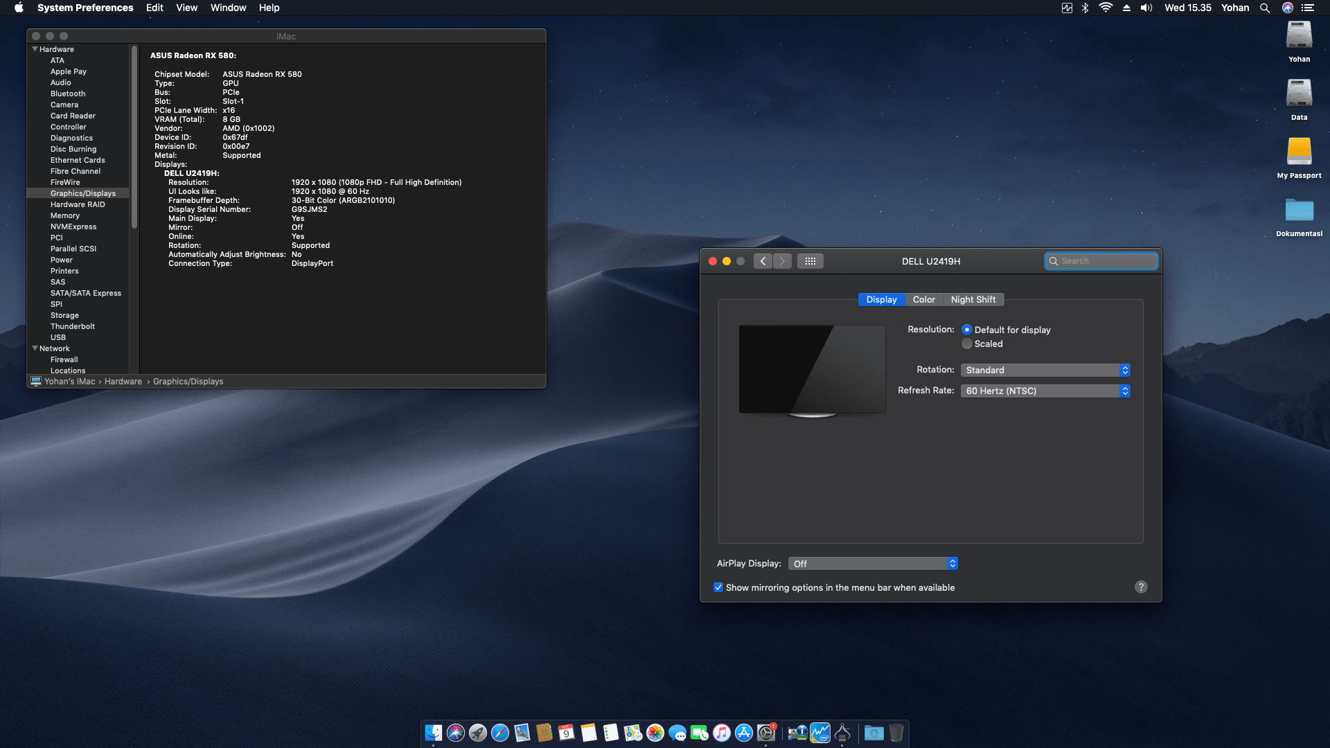 Gigabyte Z390 M + Intel Core i7 8700 + ASUS RX 580 5