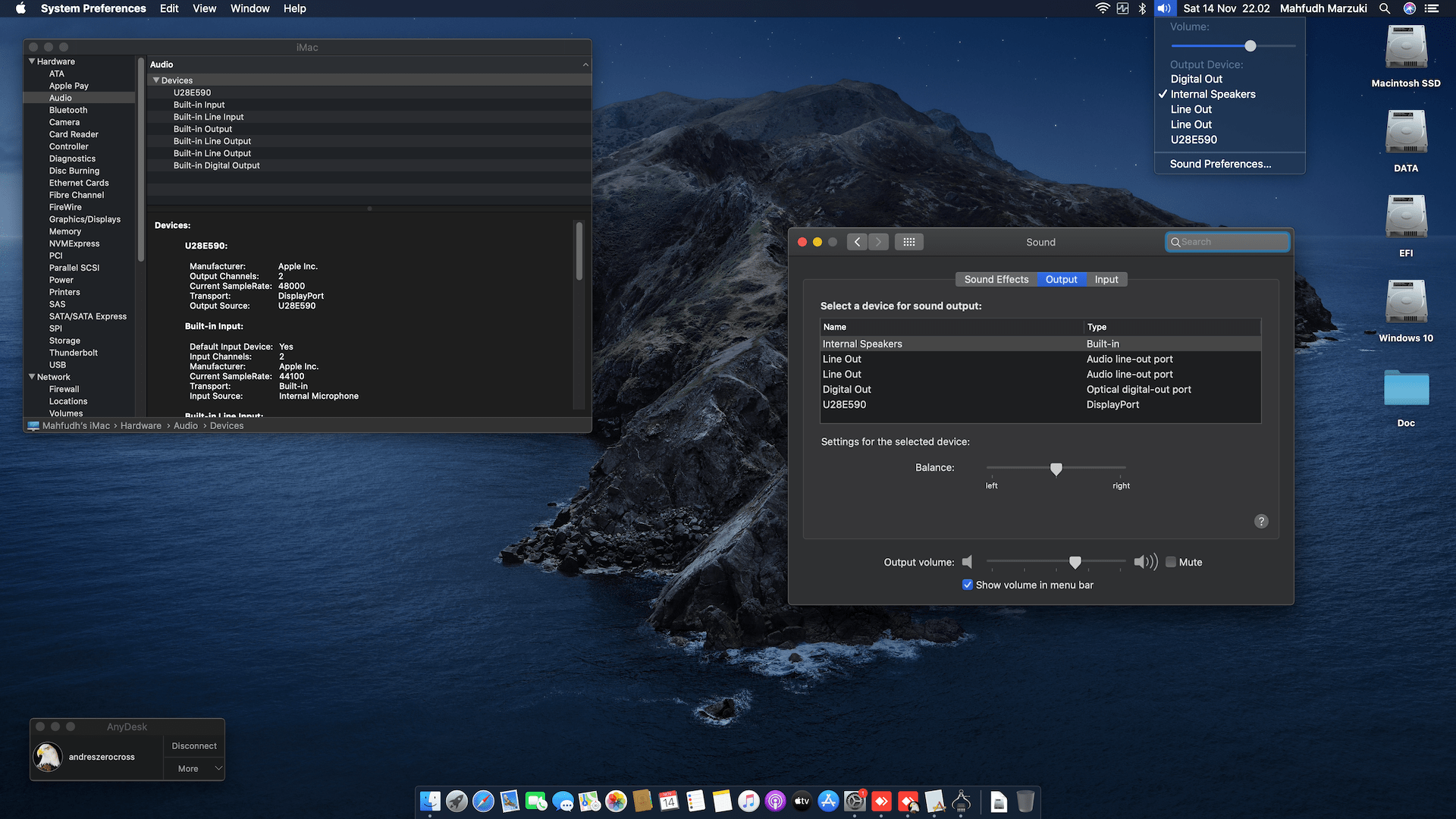 Gigabyte Z490 Aorus Pro AX + Intel Core i9 10850K + MSI RX 5700XT   OpenCore 4