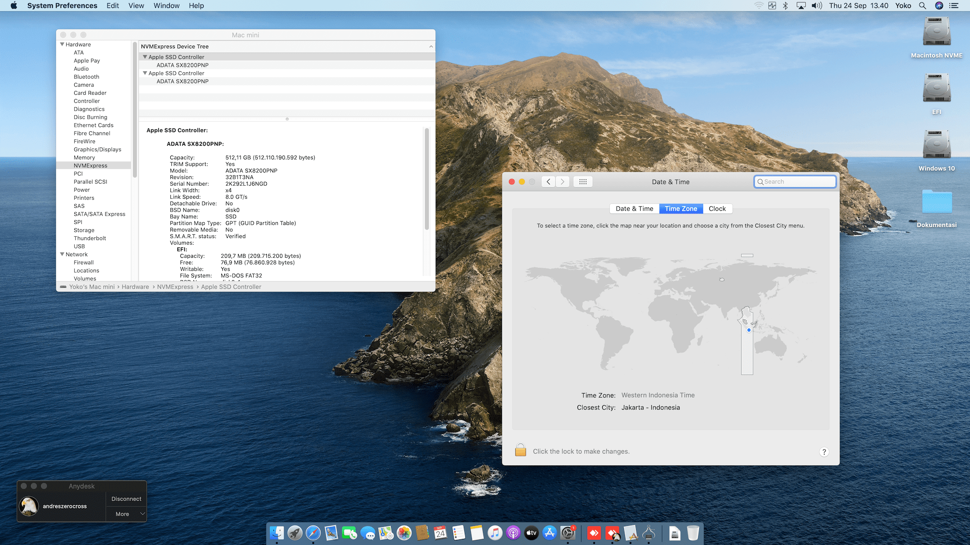 Gigabyte Z490I Aorus Ultra + Intel Core i7 10700K 5