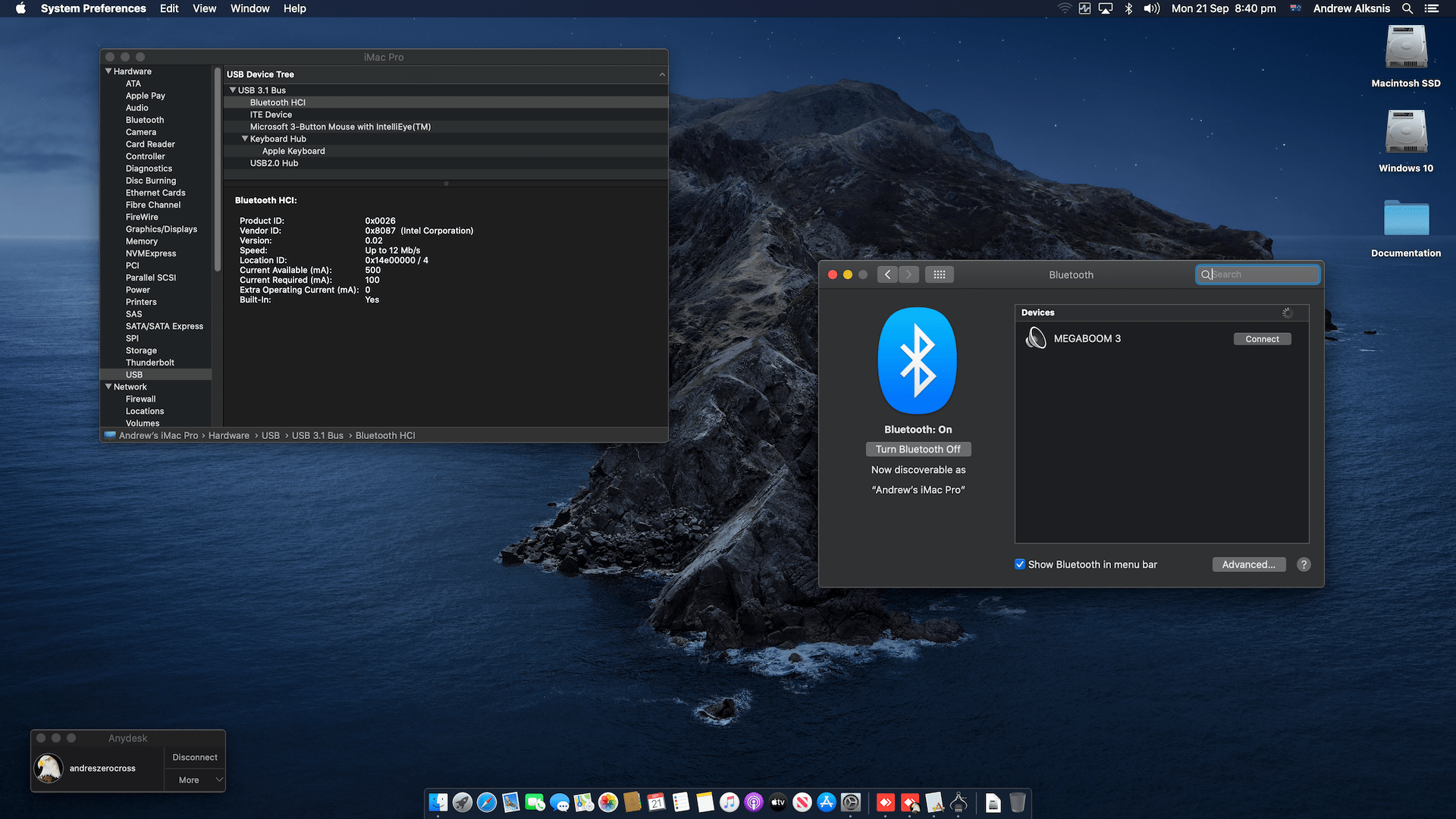 Gigabyte Z490I Aorus Ultra + Intel Core i9 10900KF + Sapphire Radeon RX 5700XT 3