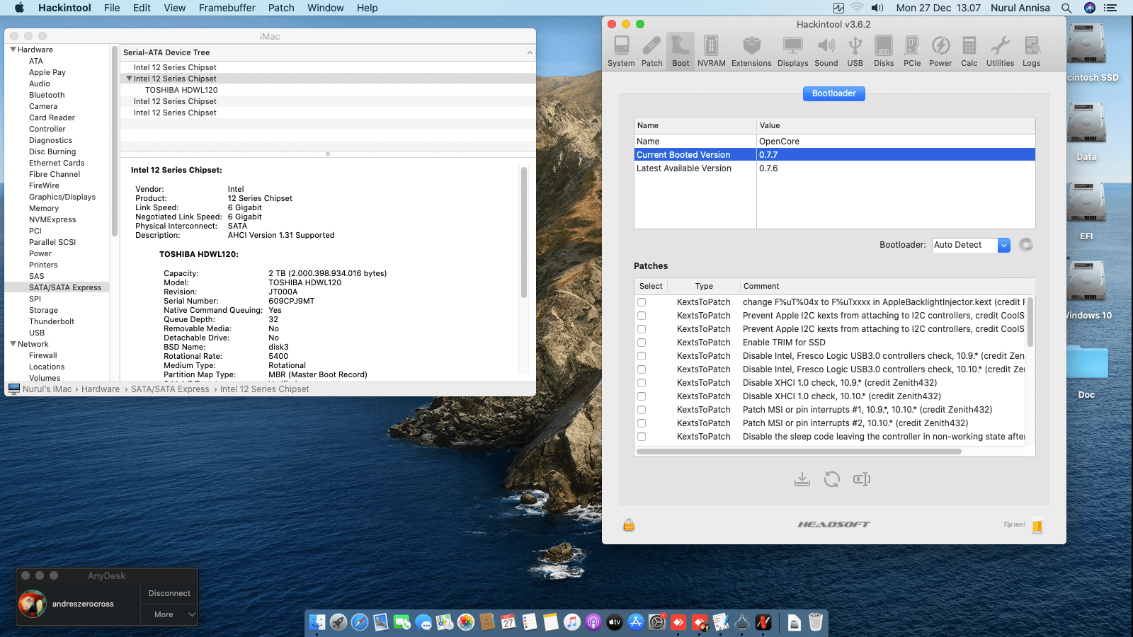 Asus ROG Strix Z490 I Gaming + Intel Core i5 10400 + Sapphire RX 550   OpenCore 8