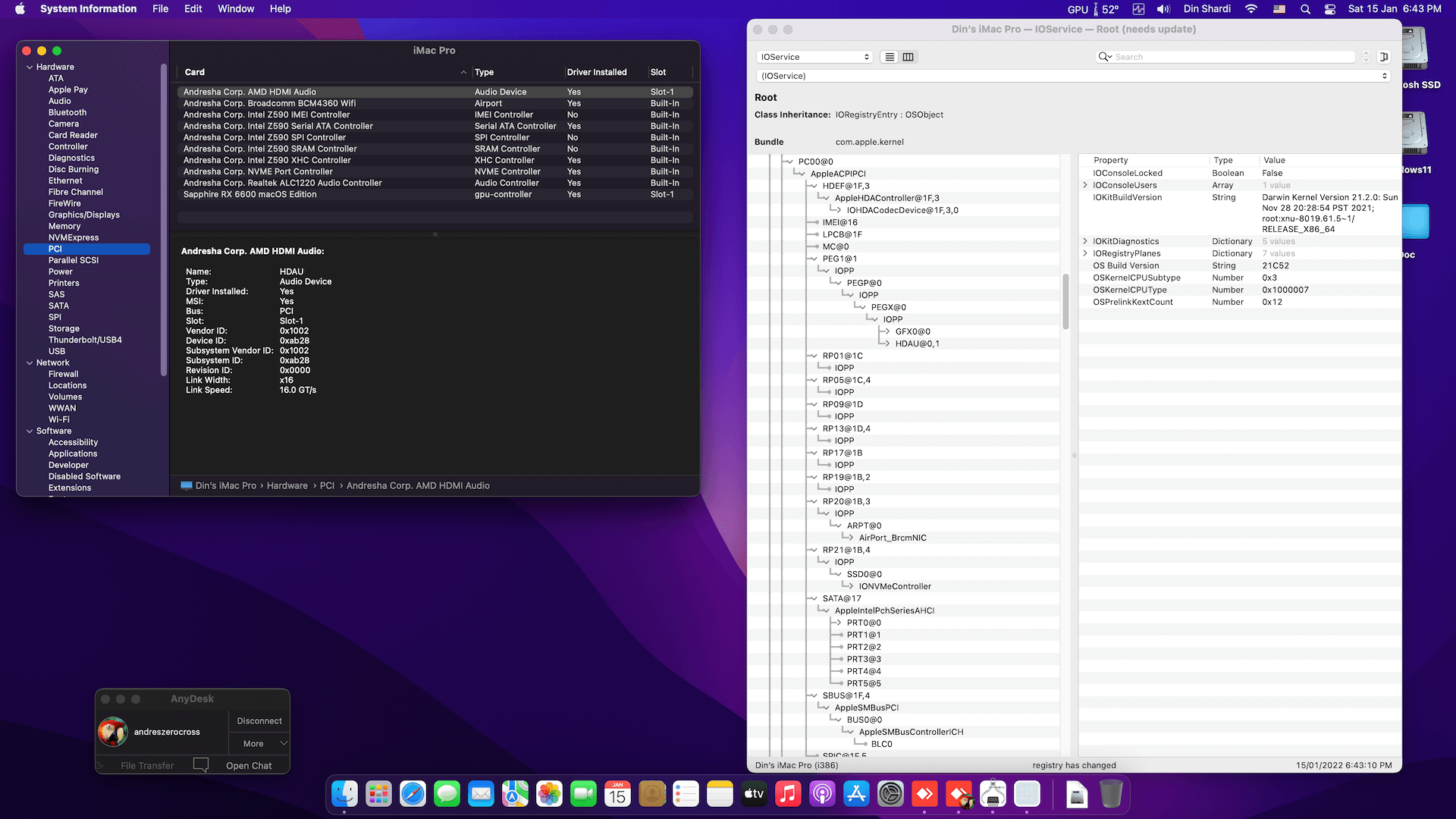 Gigabyte Z590 Aorus Elite + Intel Core i9 10850K + Sapphire RX 6600   OpenCore 9