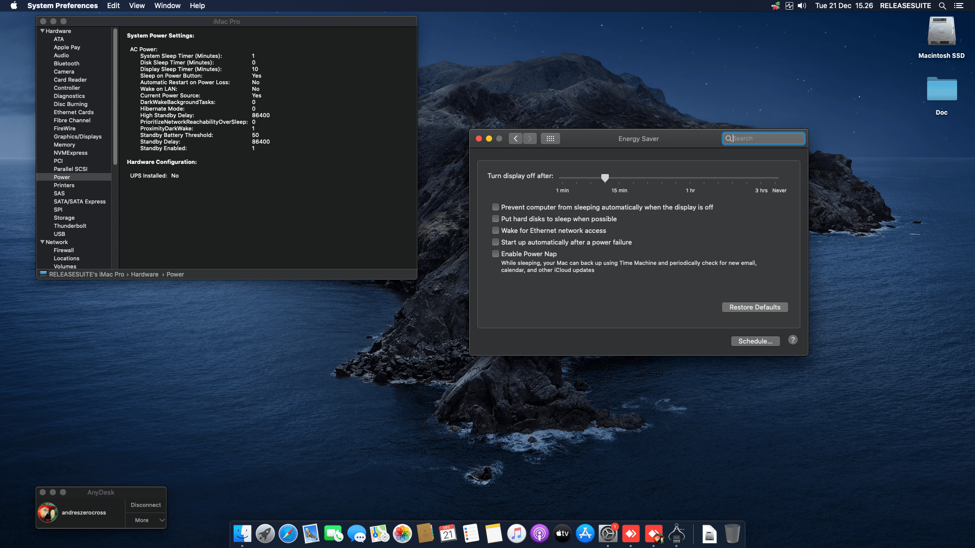 Gigabyte Z590 D + Intel Core i7 10700F + Power Color RX 570 OpenCore 7