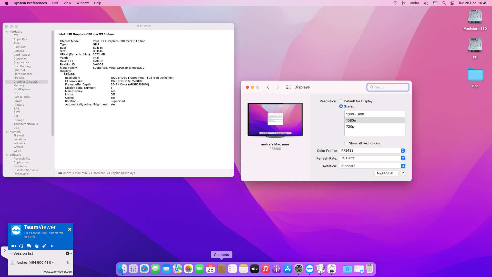 MSI H410M Bomber + Intel Core i3 10100   OpenCore 4