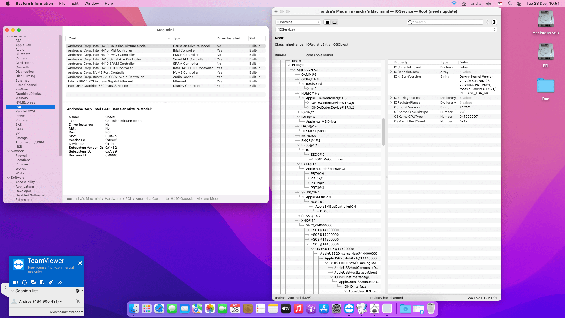 MSI H410M Bomber + Intel Core i3 10100   OpenCore 9