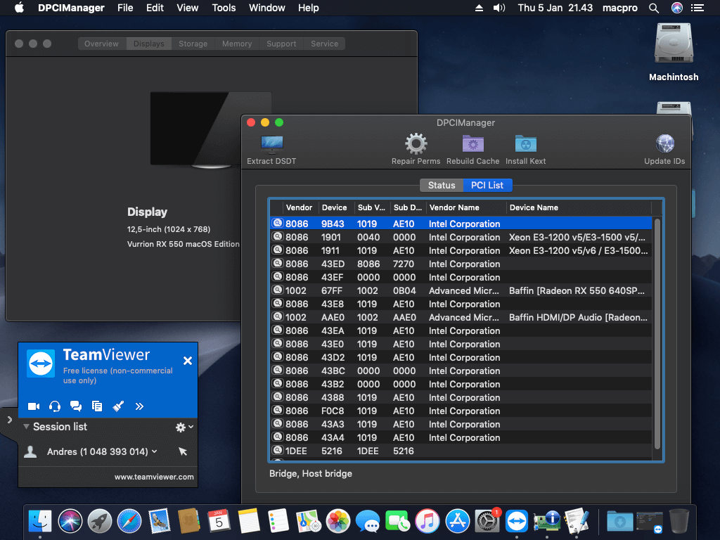 ECS H510H6 M2 + Intel Core i7 10700 + Vurrion RX 550   OpenCore 2