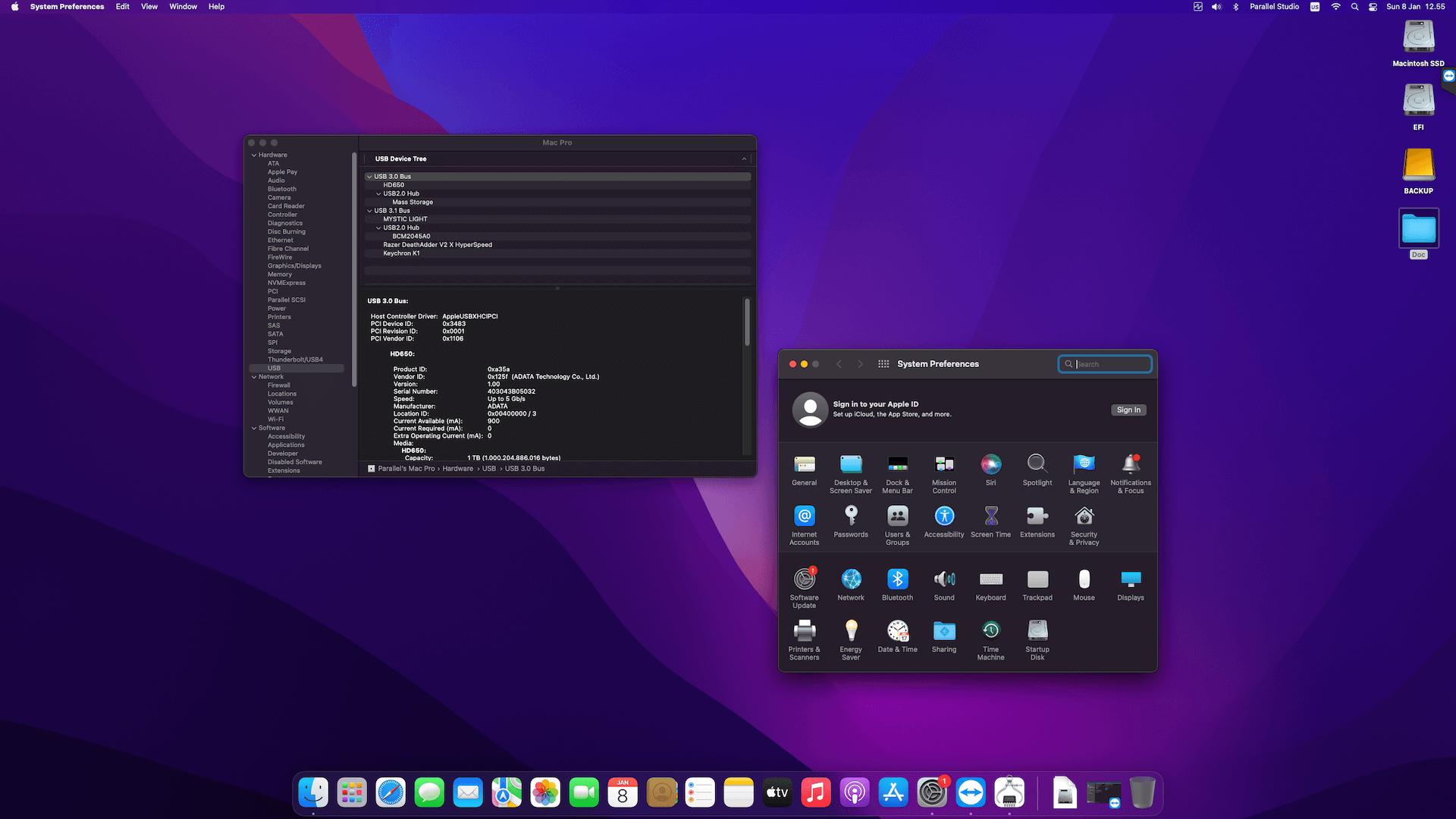 MSI MPG Z490M Gaming Edge Wifi + Intel Core i9 10900K + Sapphire RX 6900 XT   OpenCore 3