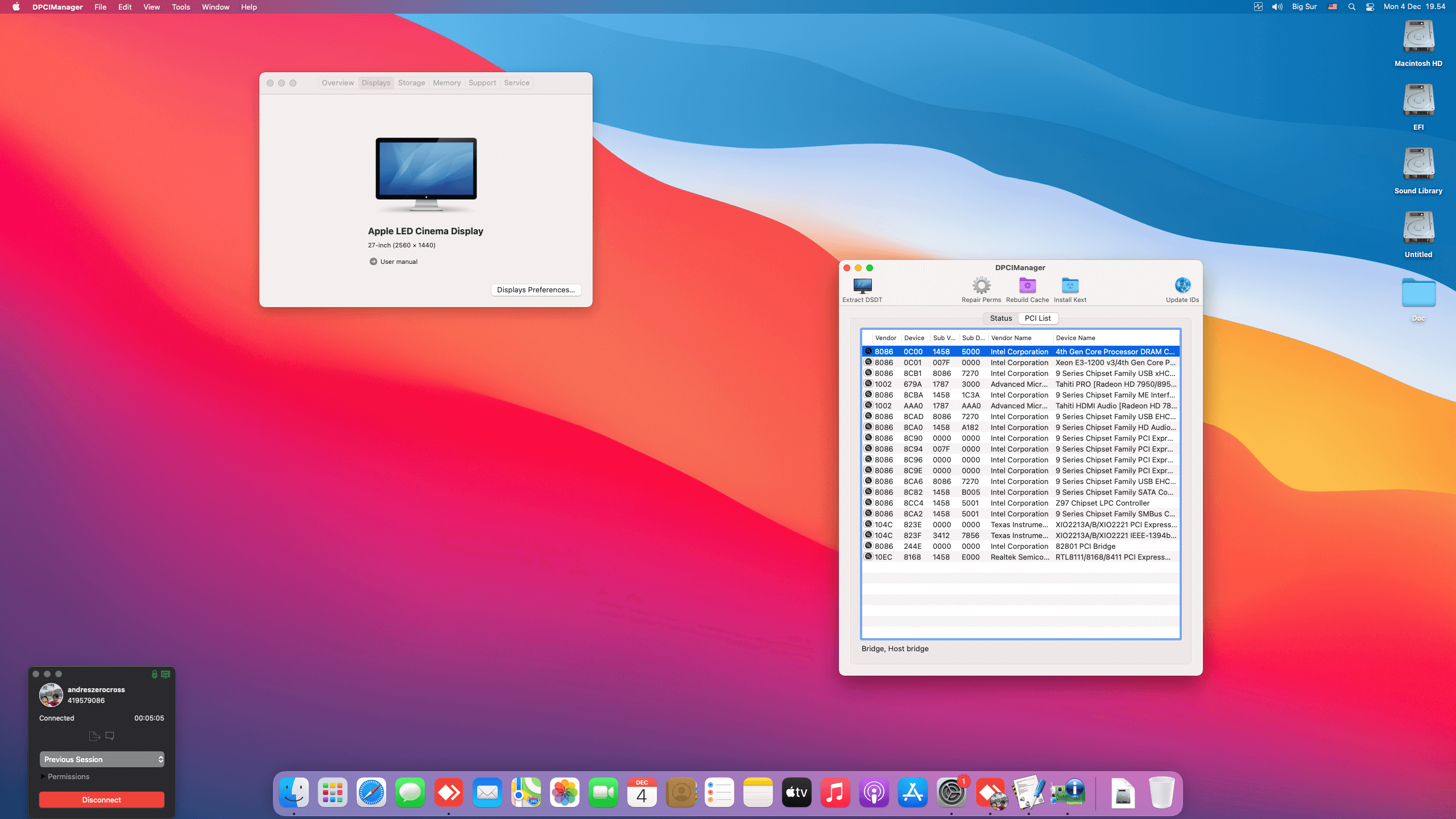 Gigabyte GA Z97 HD3 + Intel Core i7 4790K + AMD HD 7950 OpenCore 1