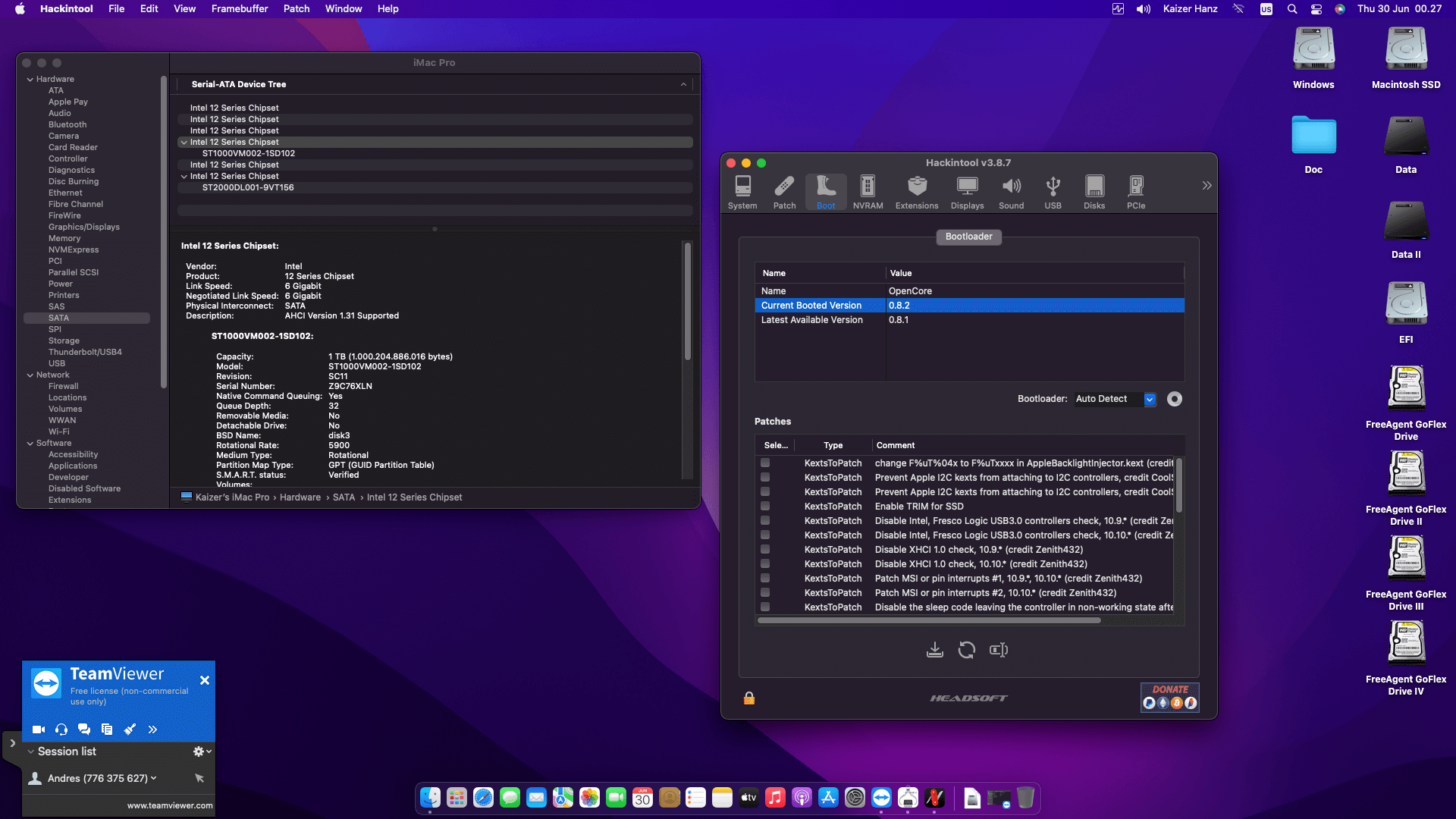Asrock B460 Steel Legend + Intel Core i5 10400F + Asrock RX 6650 XT   OpenCore 8