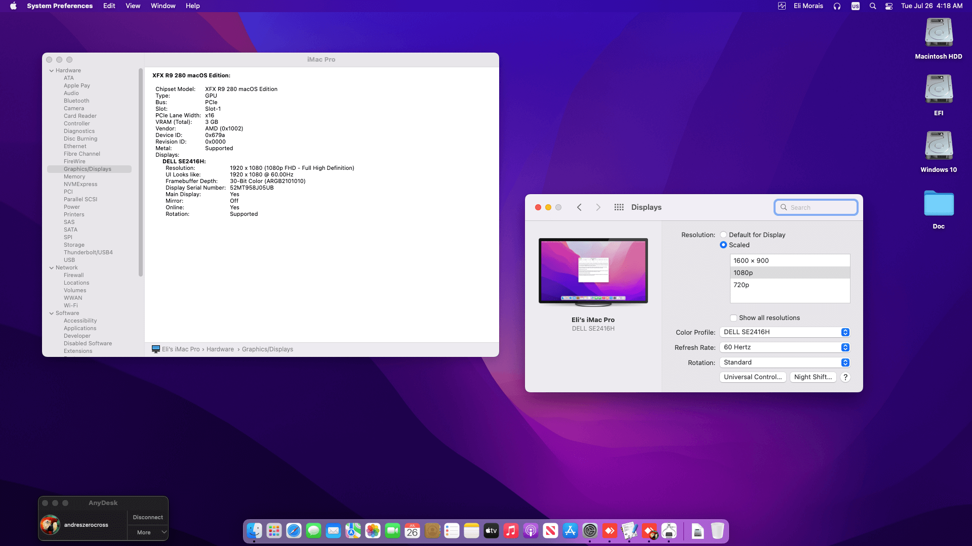 Gigabyte GA B85M D3H + Intel Core i7 4770 + XFX R9 280 OpenCore 3