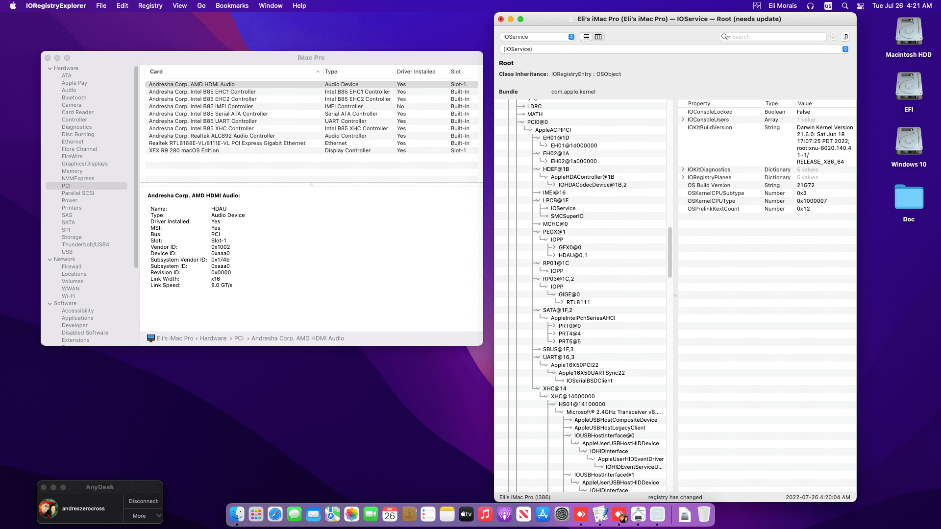Gigabyte GA B85M D3H + Intel Core i7 4770 + XFX R9 280 OpenCore 7