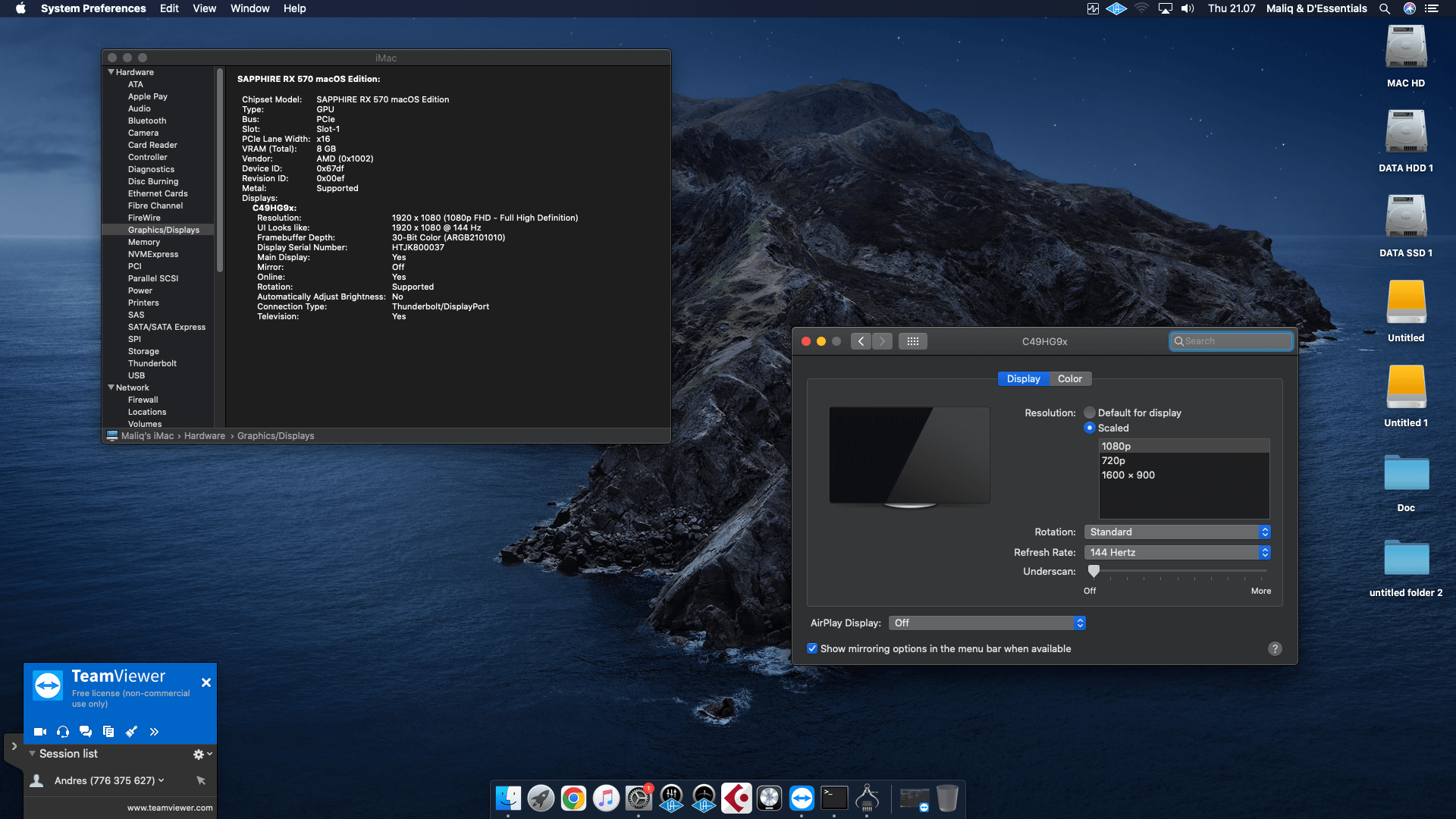 Gigabyte Z490 Gaming X + Intel Core i9 10900 + Sapphire RX 570   OpenCore 7