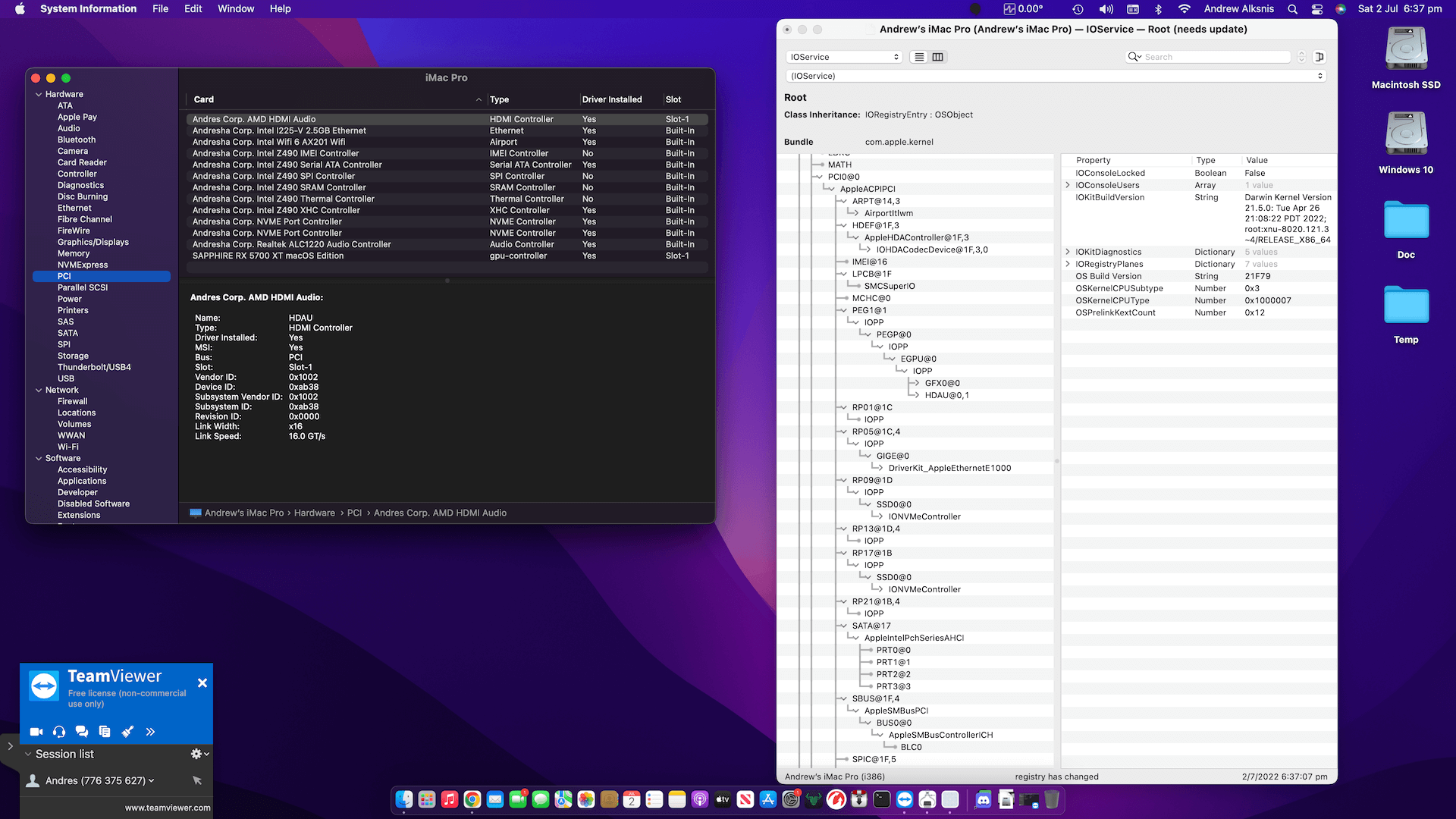 Gigabyte Z490I Aorus Ultra + Intel Core i9 10900KF + Sapphire Radeon RX 5700XT   OpenCore 9