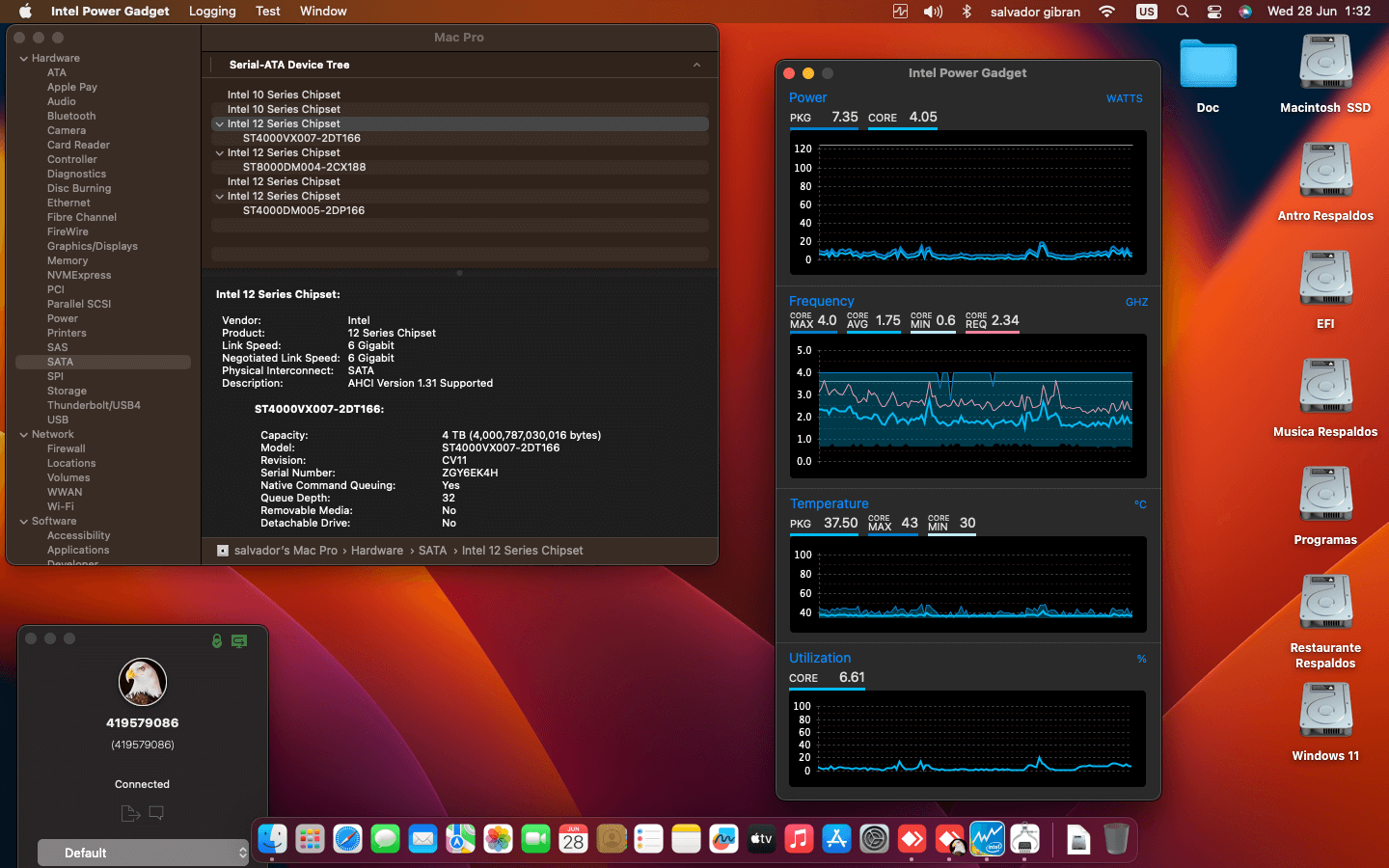 Asus ROG Strix Z690 A Gaming Wifi D4 + Intel Core i7 12700K + Peladn RX 580 2048SP 2nd   OpenCore 1