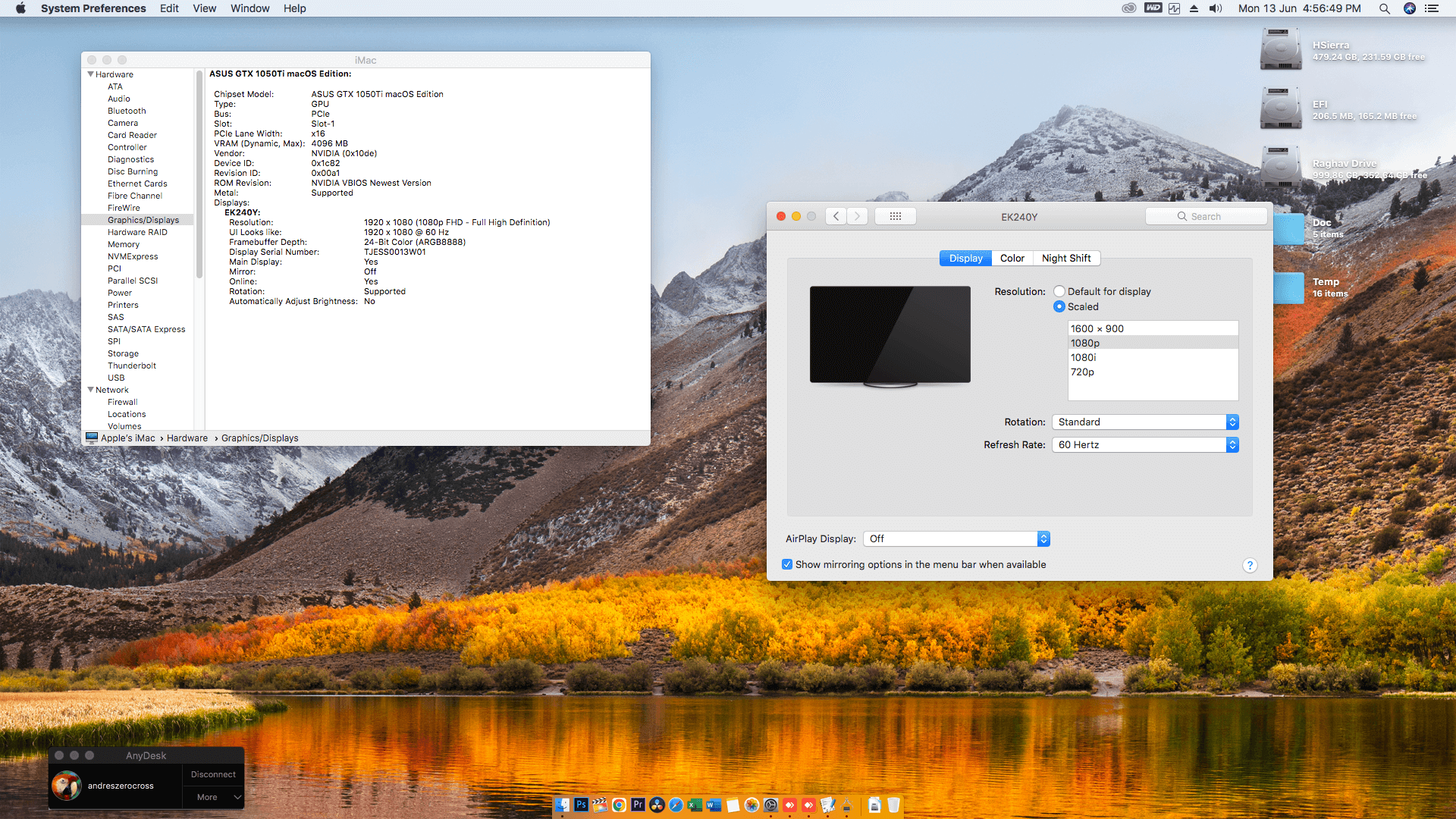 Asus H81M K + Intel Core i7 4770K + ASUS GTX 1050Ti   OpenCore 6