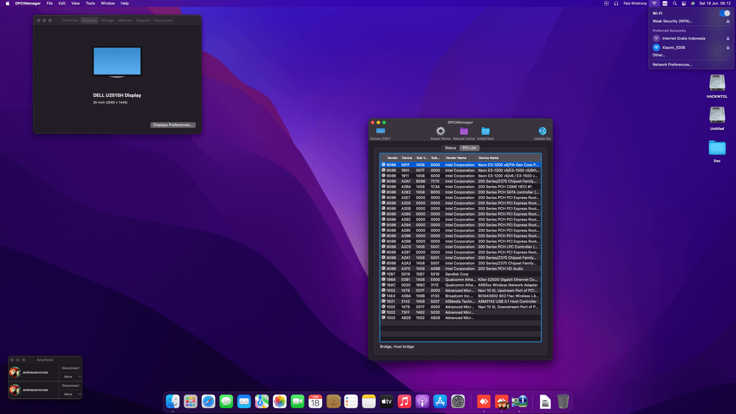 Gigabyte GA Z270X Gaming K5 + Intel Core i7 7700K + MSI RX 6600 XT   OpenCore 2