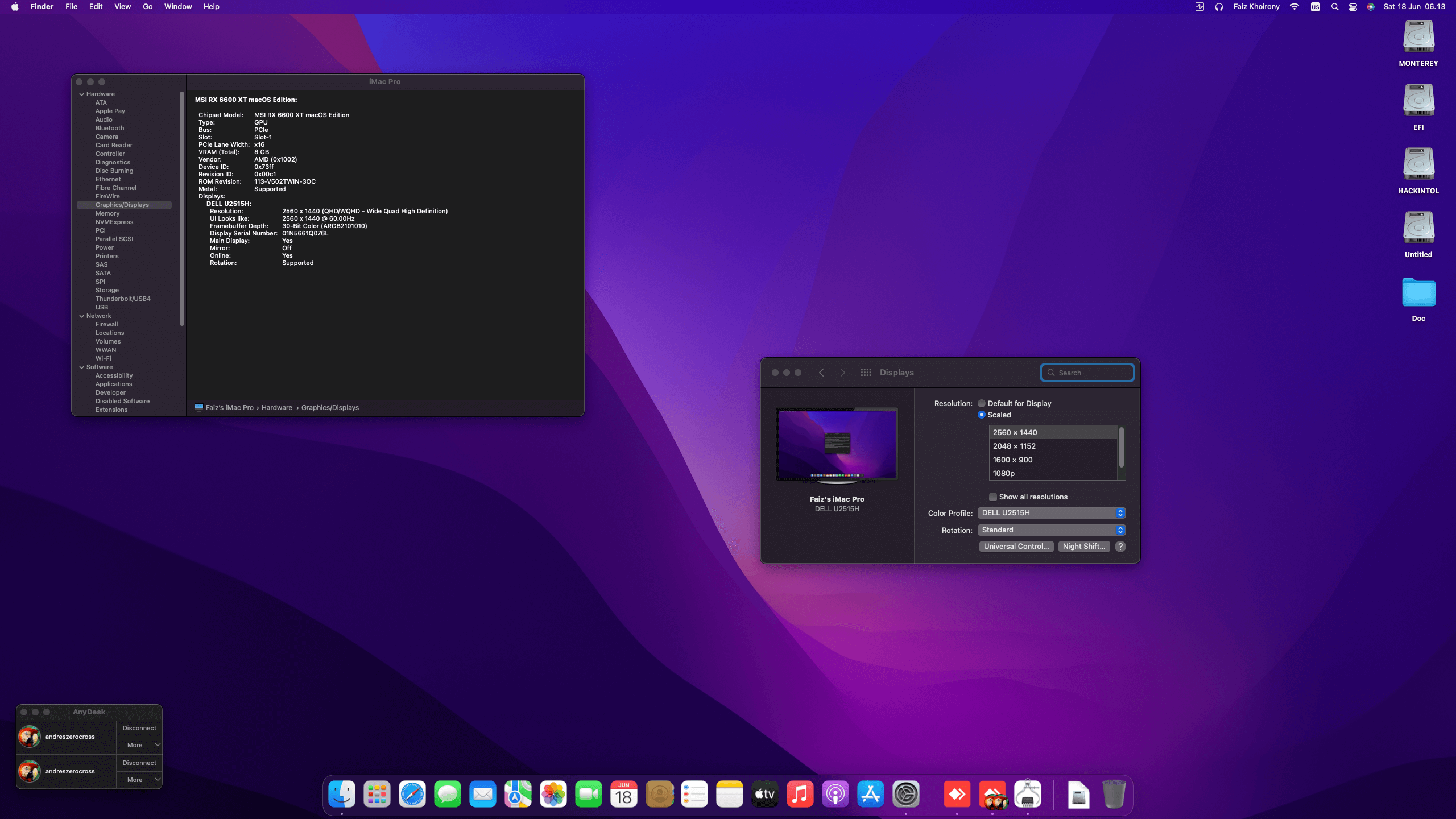 Gigabyte GA Z270X Gaming K5 + Intel Core i7 7700K + MSI RX 6600 XT   OpenCore 4