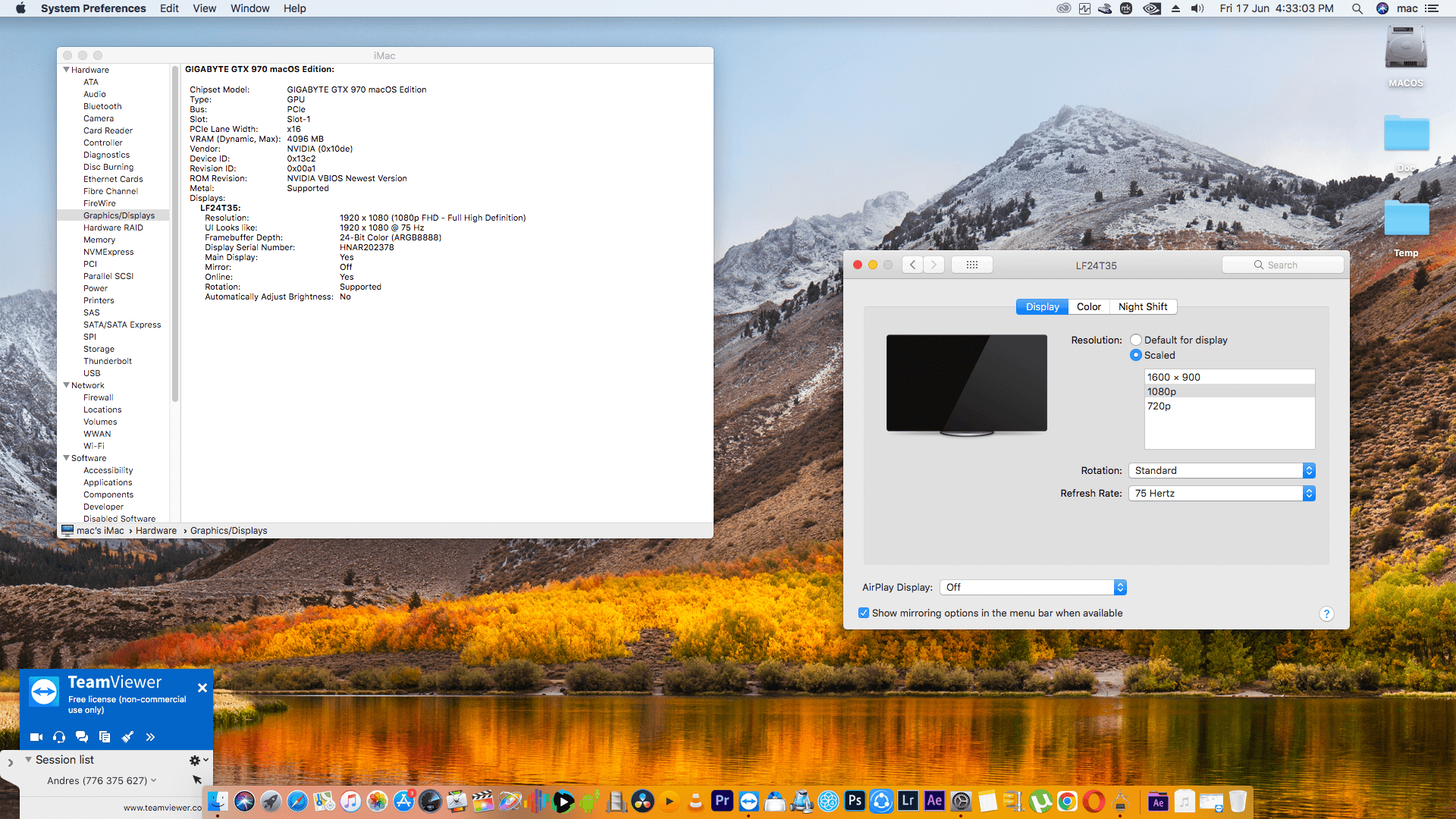 Gigabyte GA Z97X UD3H BK + Intel Core i7 4790K + Gigabyte GTX 970   OpenCore 6