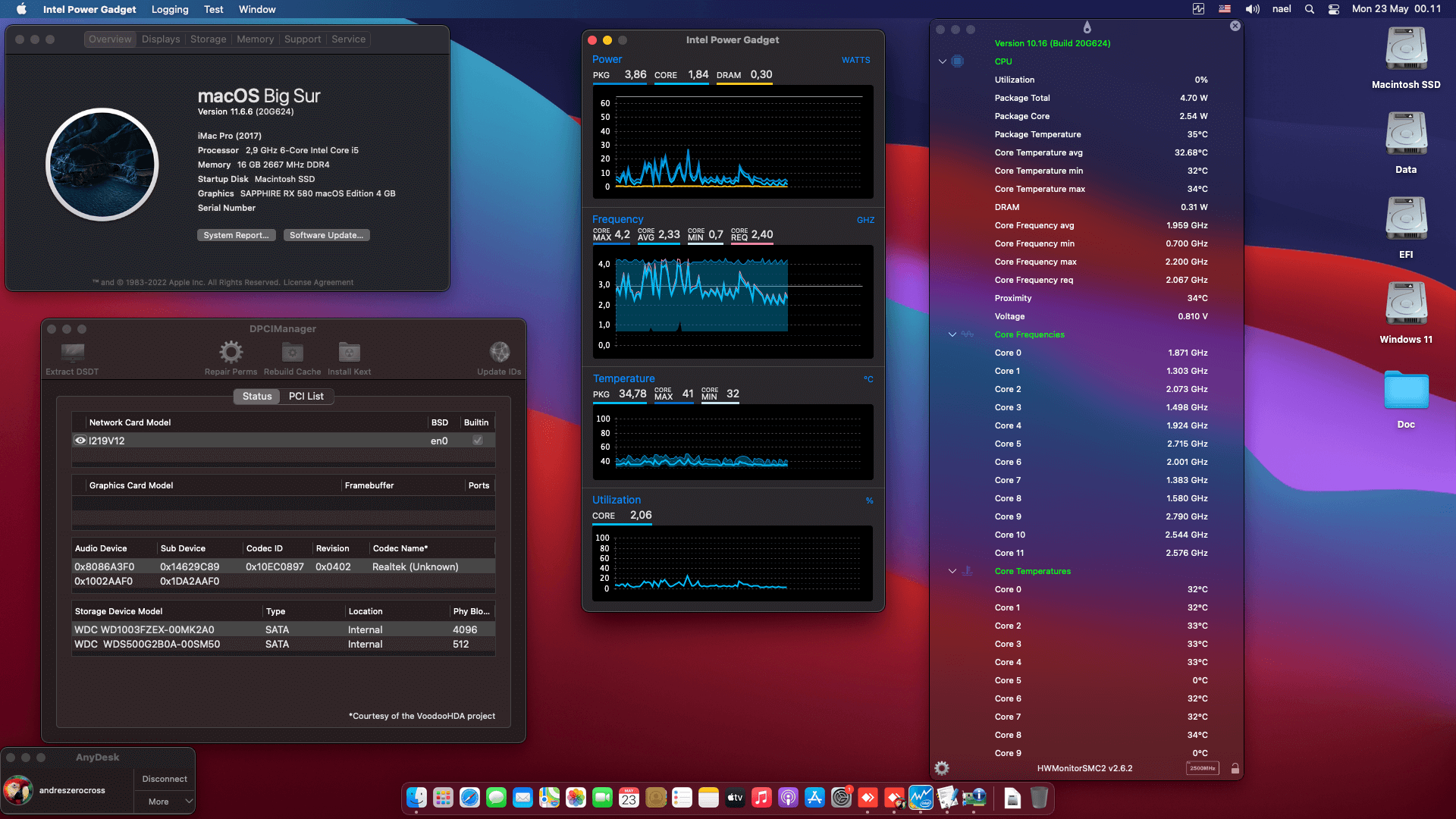 MSI H410M PRO + Intel Core i5 10400F + Sapphire RX 580   OpenCore 1