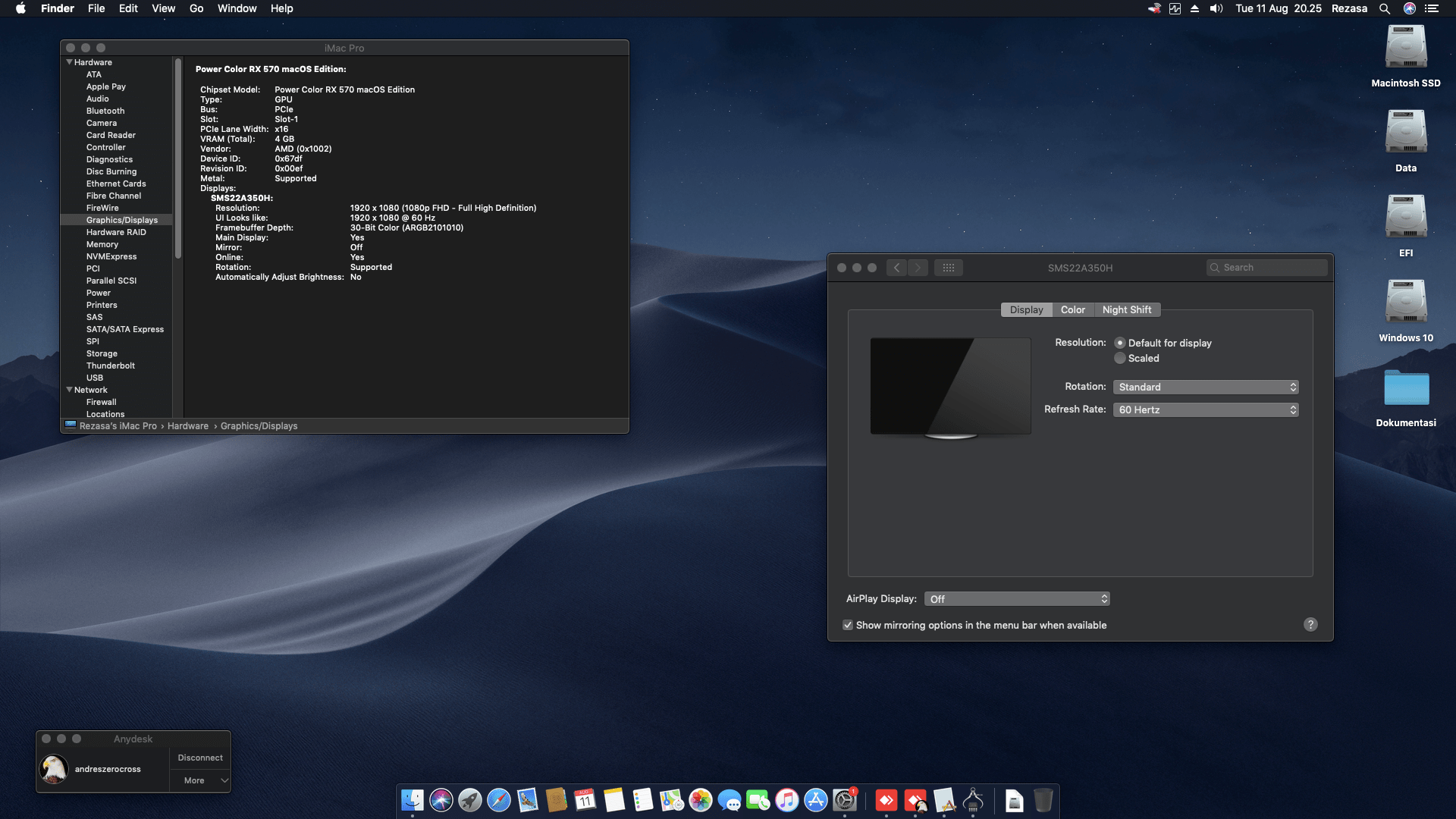 MSI B365M PRO VDH 2nd + Intel Core i5 9400F + Power Color RX 570 6
